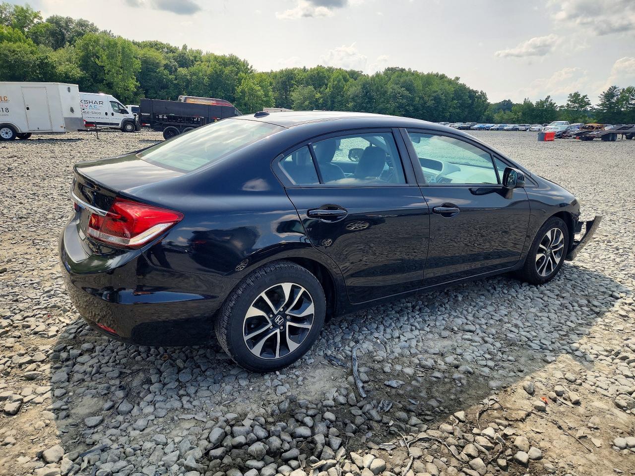 2013 Honda Civic Exl Black vin: 19XFB2F97DE272399