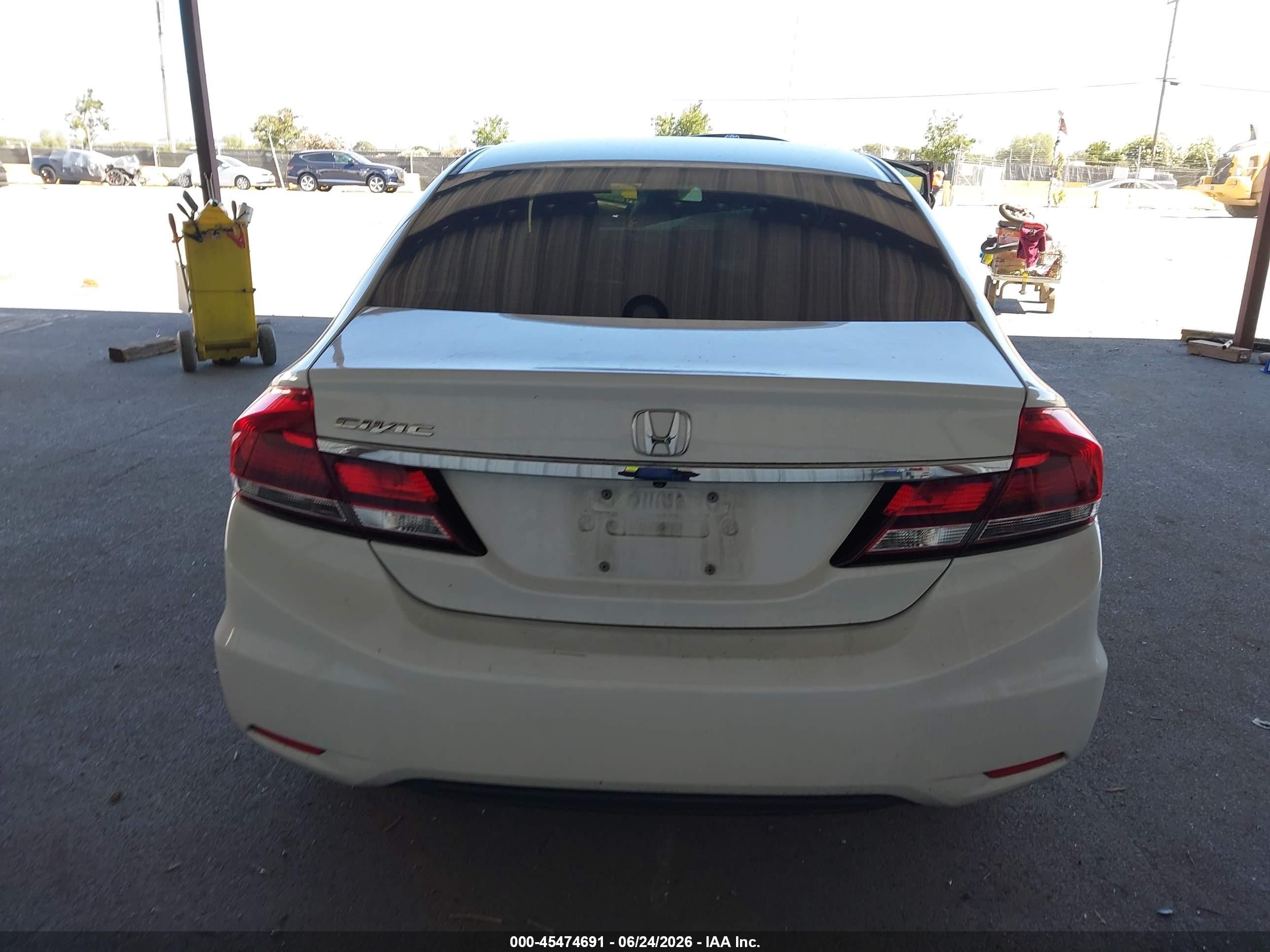 2014 Honda Civic Ex-l White vin: 19XFB2F97EE012540