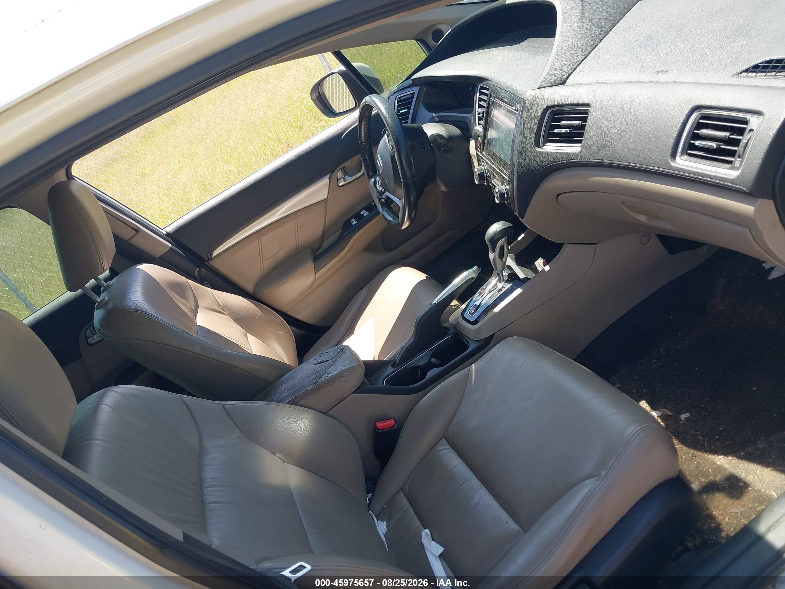 2014 Honda Civic Ex-l Белый vin: 19XFB2F97EE023585