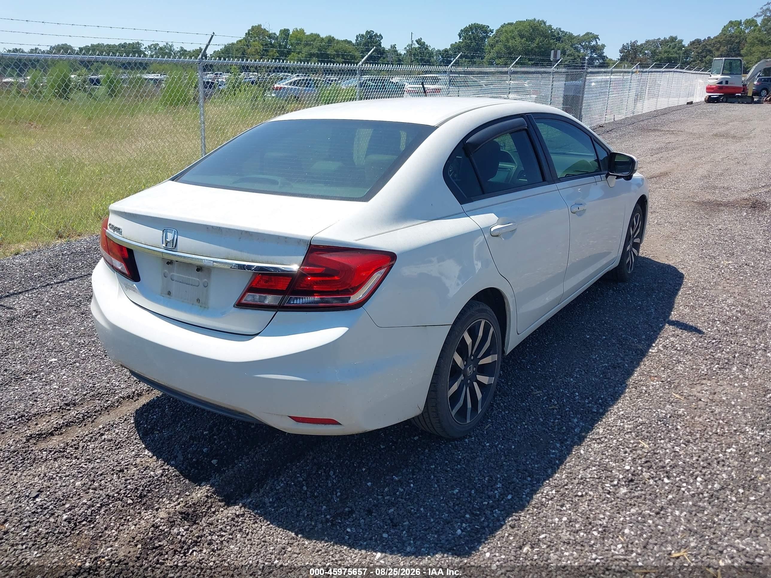 2014 Honda Civic Ex-l Белый vin: 19XFB2F97EE023585