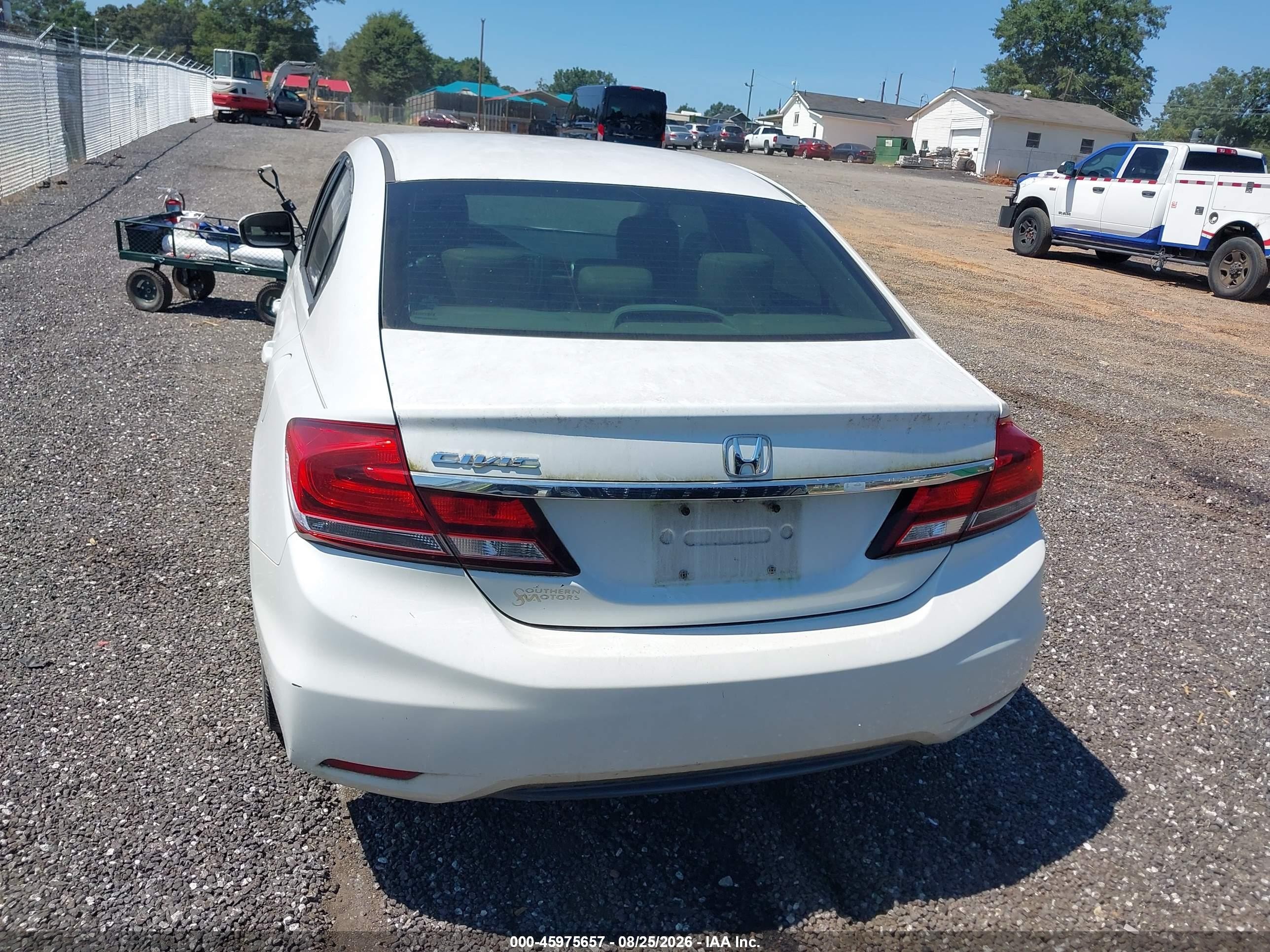 2014 Honda Civic Ex-l Белый vin: 19XFB2F97EE023585