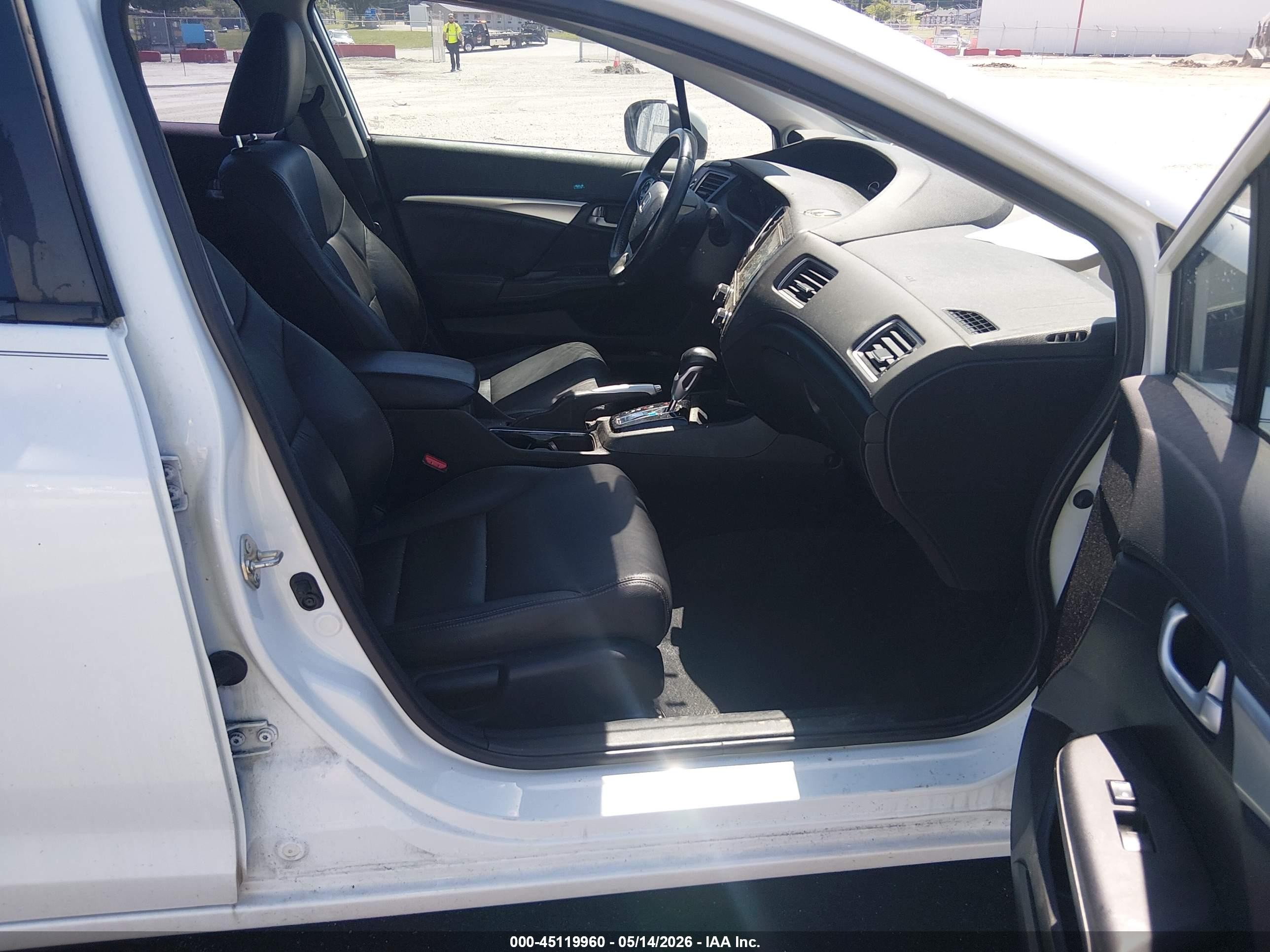 2014 Honda Civic Ex-l Белый vin: 19XFB2F97EE048633