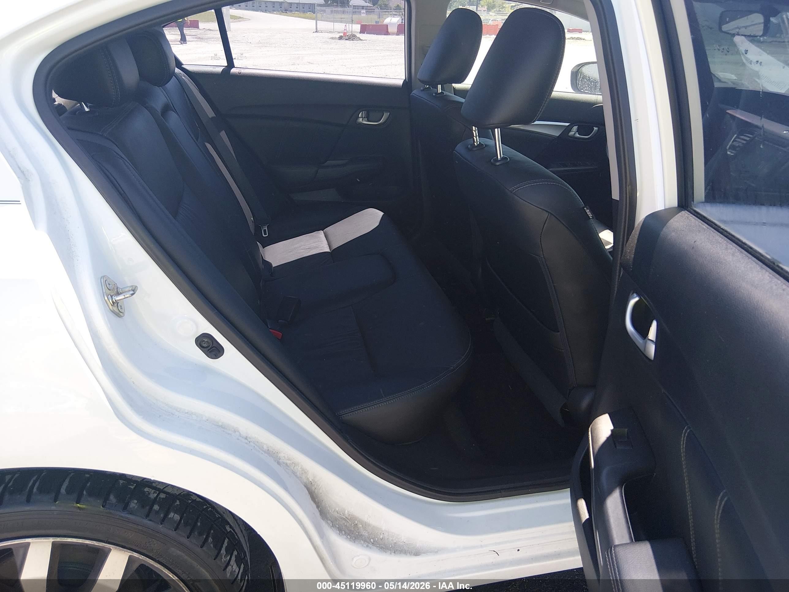 2014 Honda Civic Ex-l Белый vin: 19XFB2F97EE048633