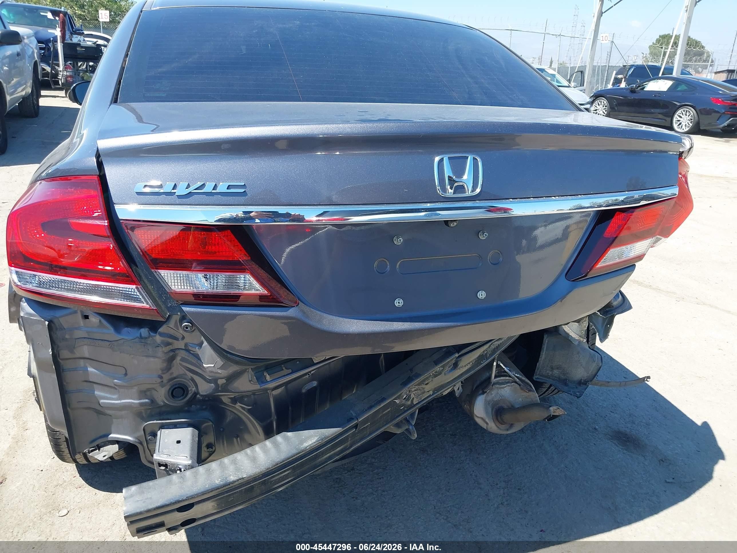 2014 Honda Civic Ex-l Gray vin: 19XFB2F97EE225987