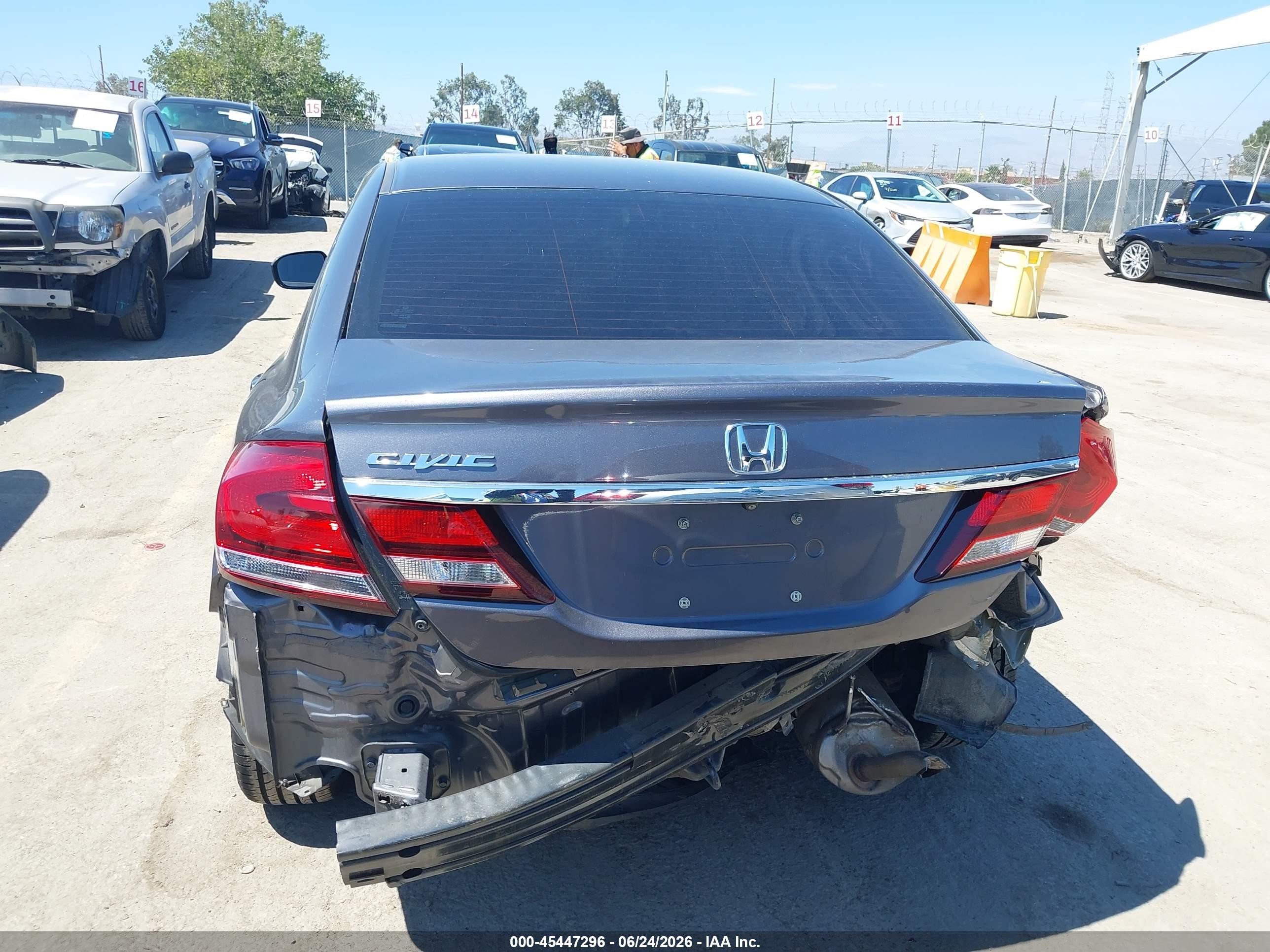 2014 Honda Civic Ex-l Gray vin: 19XFB2F97EE225987