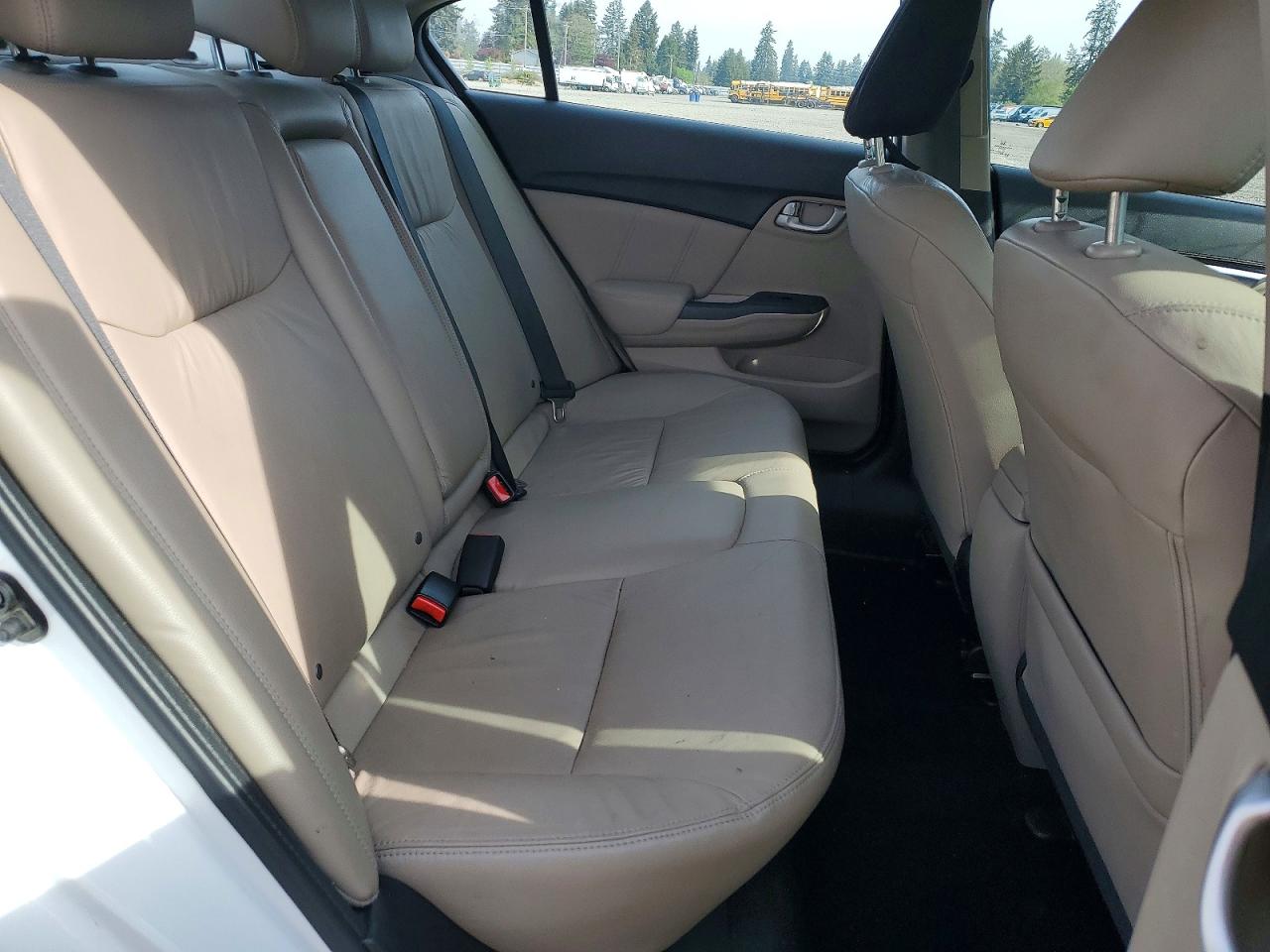 2014 Honda Civic Exl White vin: 19XFB2F97EE241283