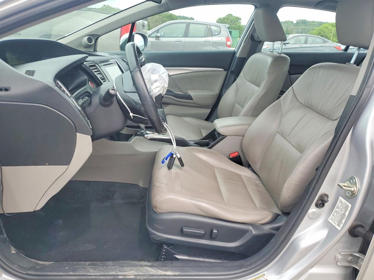2015 Honda Civic Exl Silver vin: 19XFB2F97FE009705