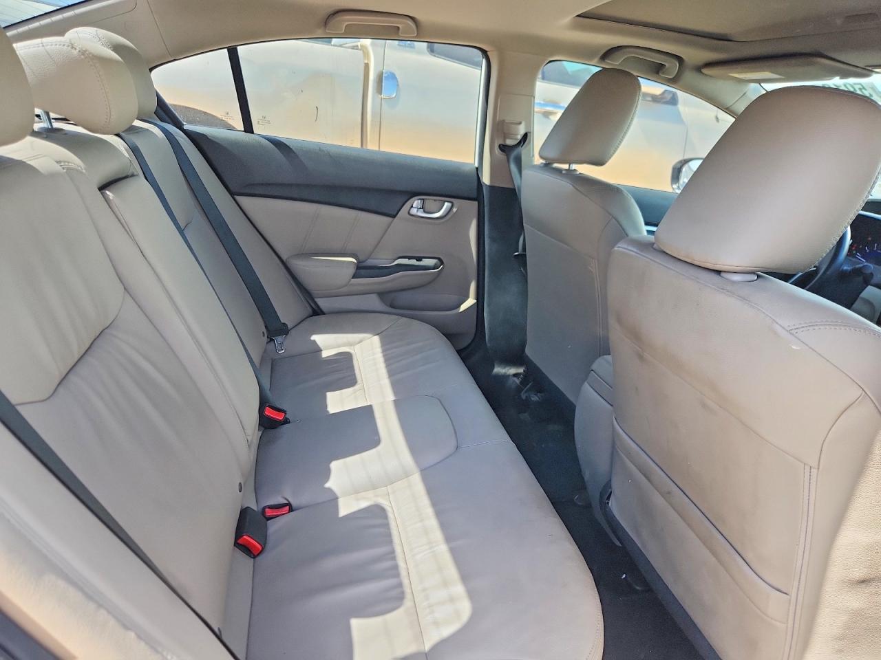 2015 Honda Civic Exl White vin: 19XFB2F97FE043451