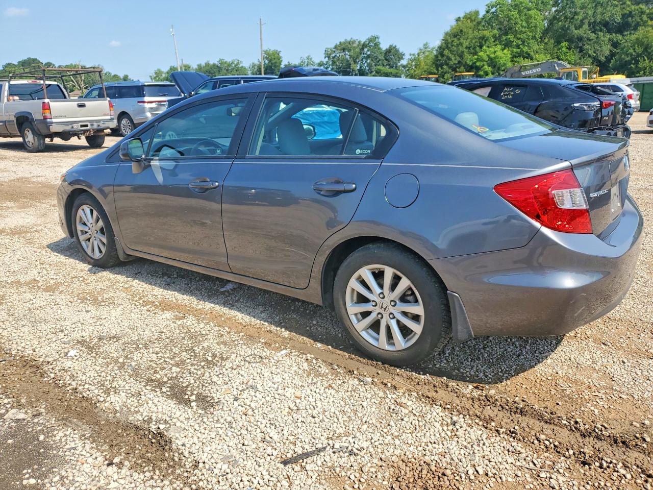 2012 Honda Civic Exl Teal vin: 19XFB2F98CE002113