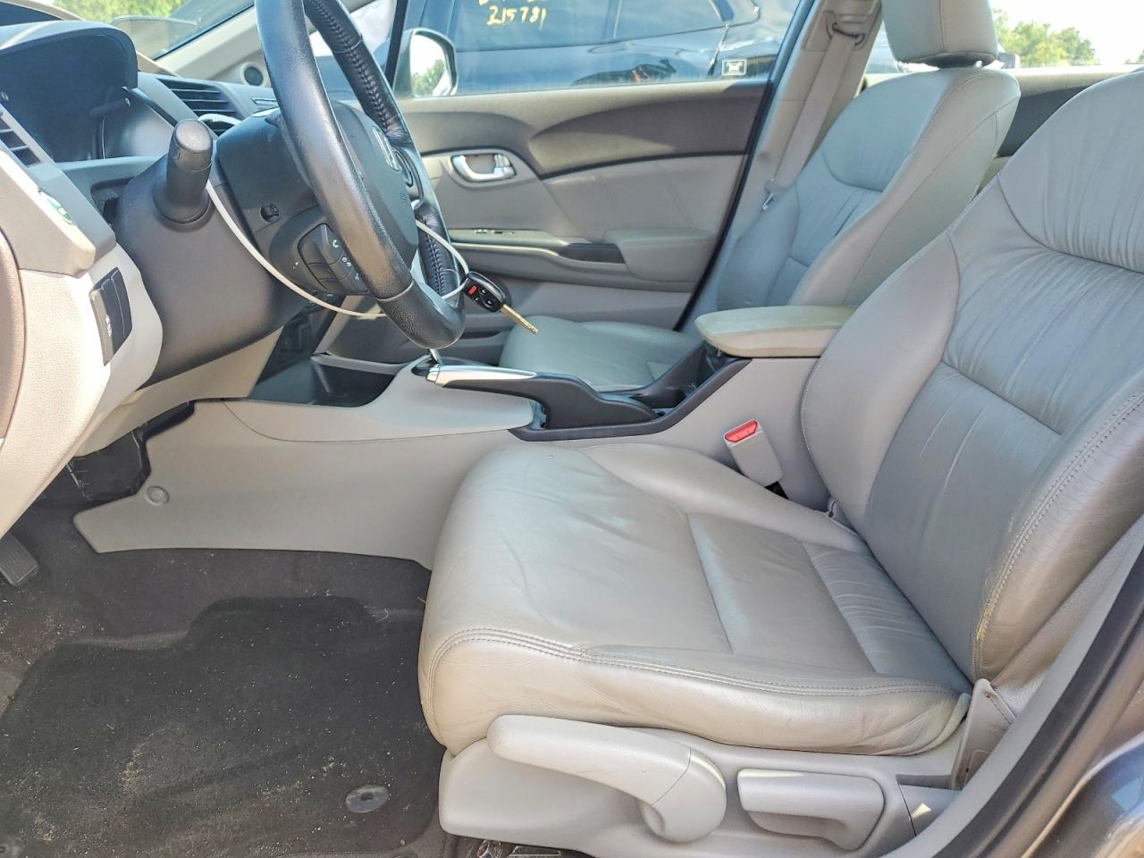 2012 Honda Civic Exl Teal vin: 19XFB2F98CE002113