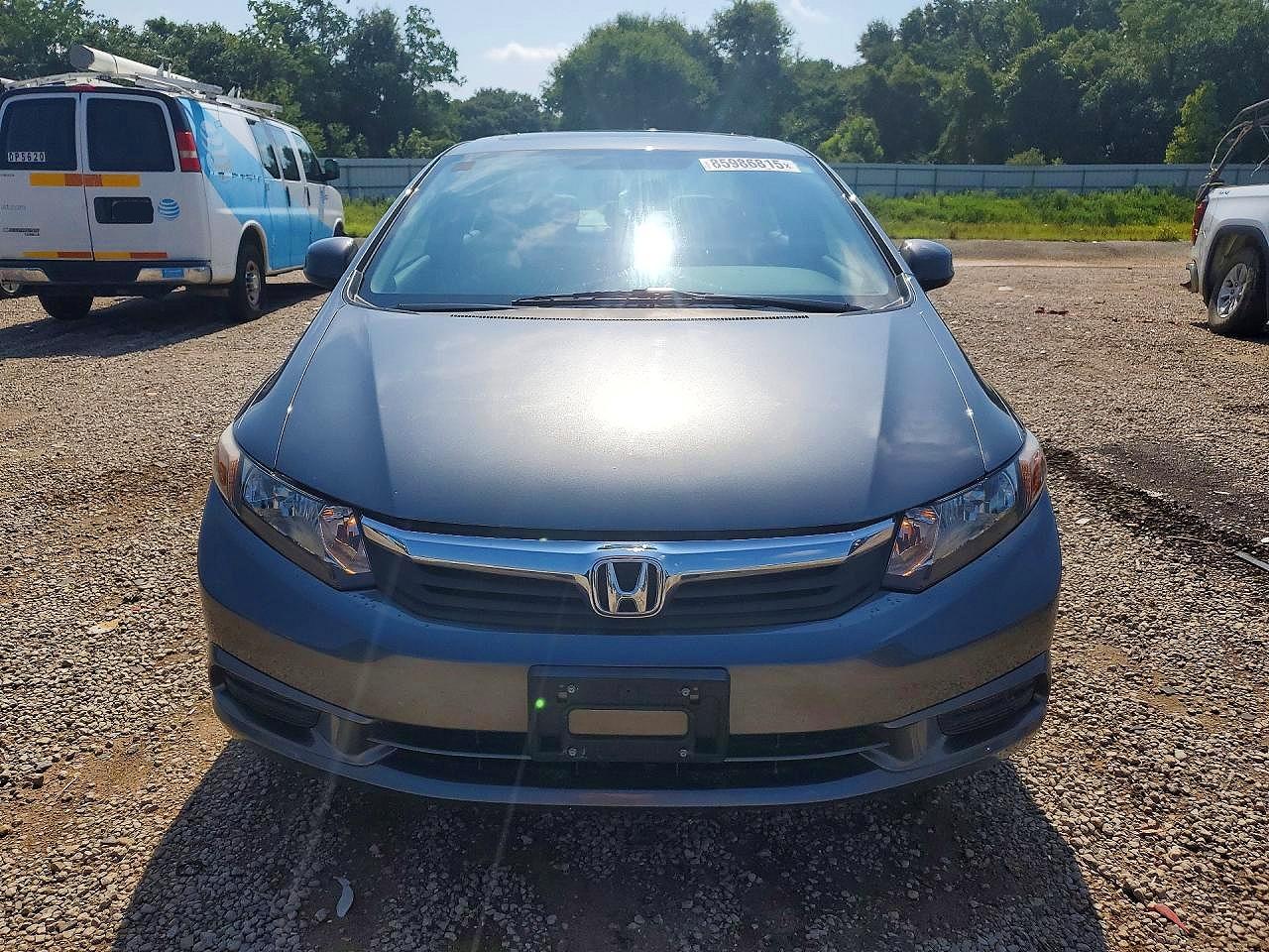 2012 Honda Civic Exl Teal vin: 19XFB2F98CE002113