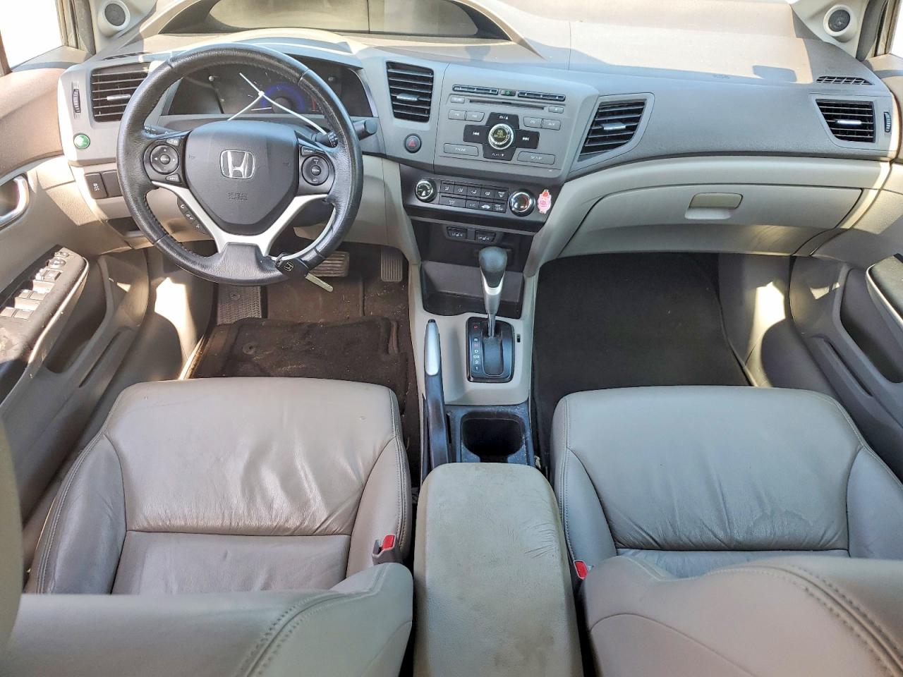 2012 Honda Civic Exl Teal vin: 19XFB2F98CE002113