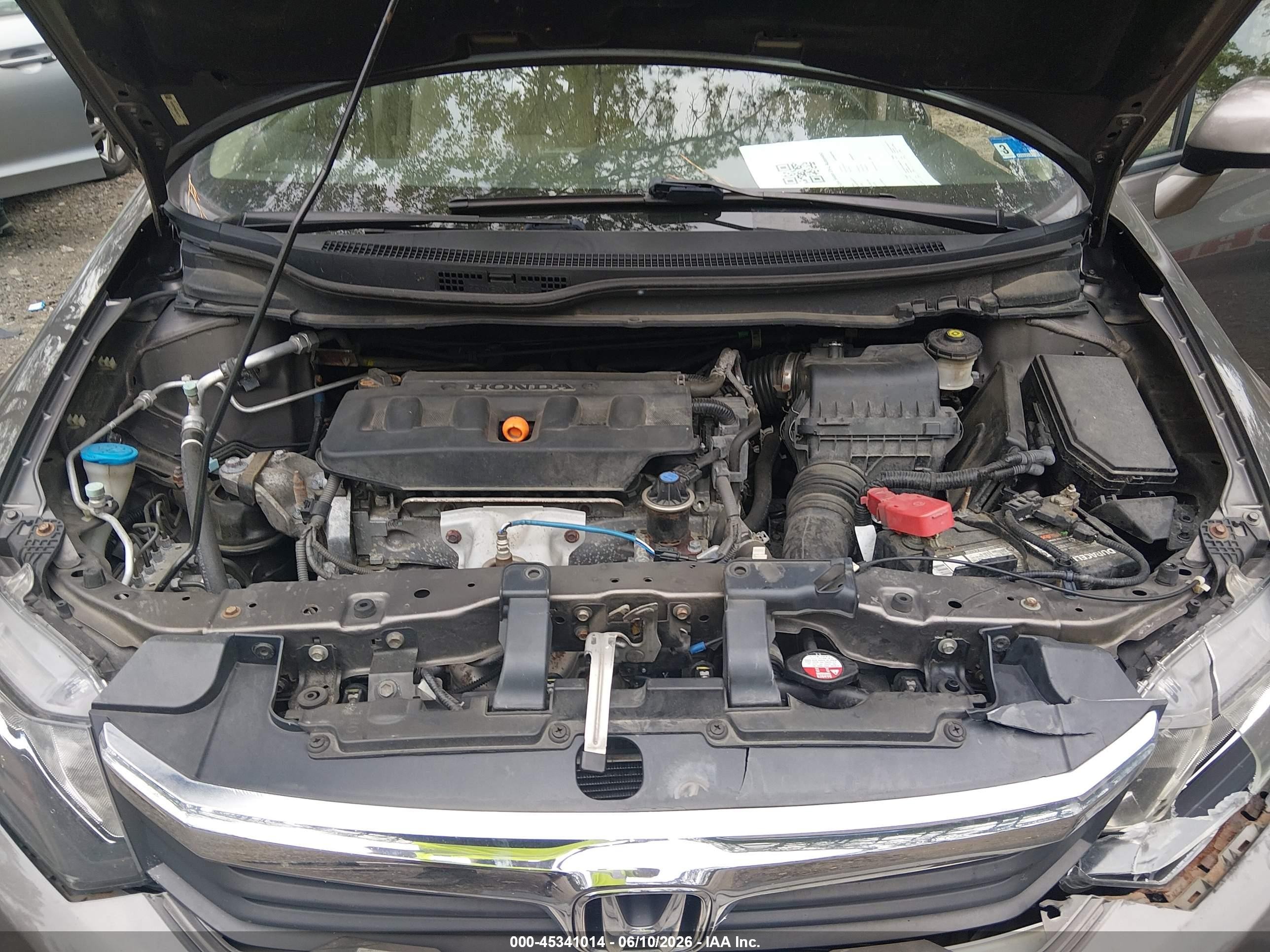 2012 Honda Civic Ex-l Gray vin: 19XFB2F98CE007215