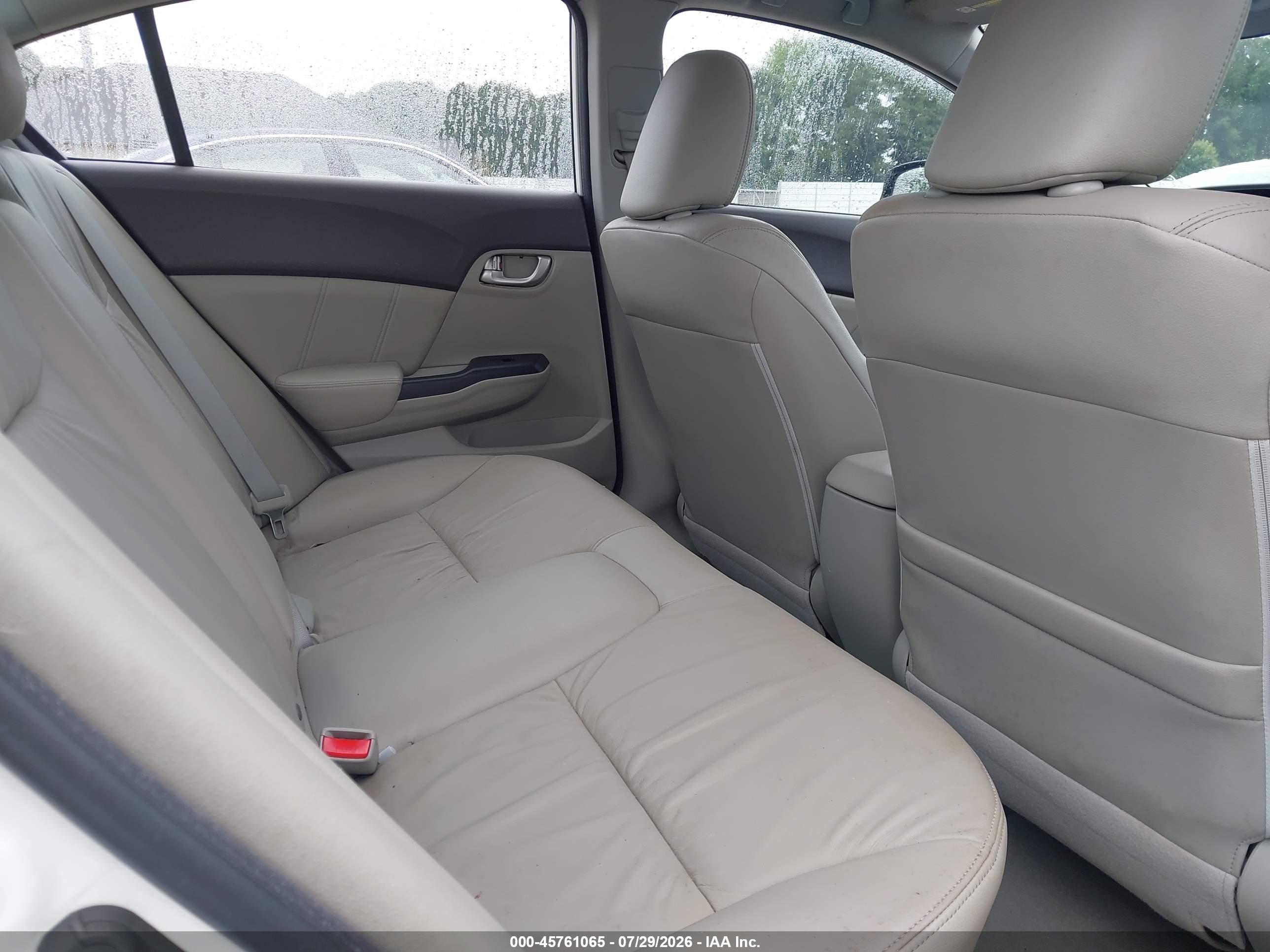 2012 Honda Civic Ex-l White vin: 19XFB2F98CE055734