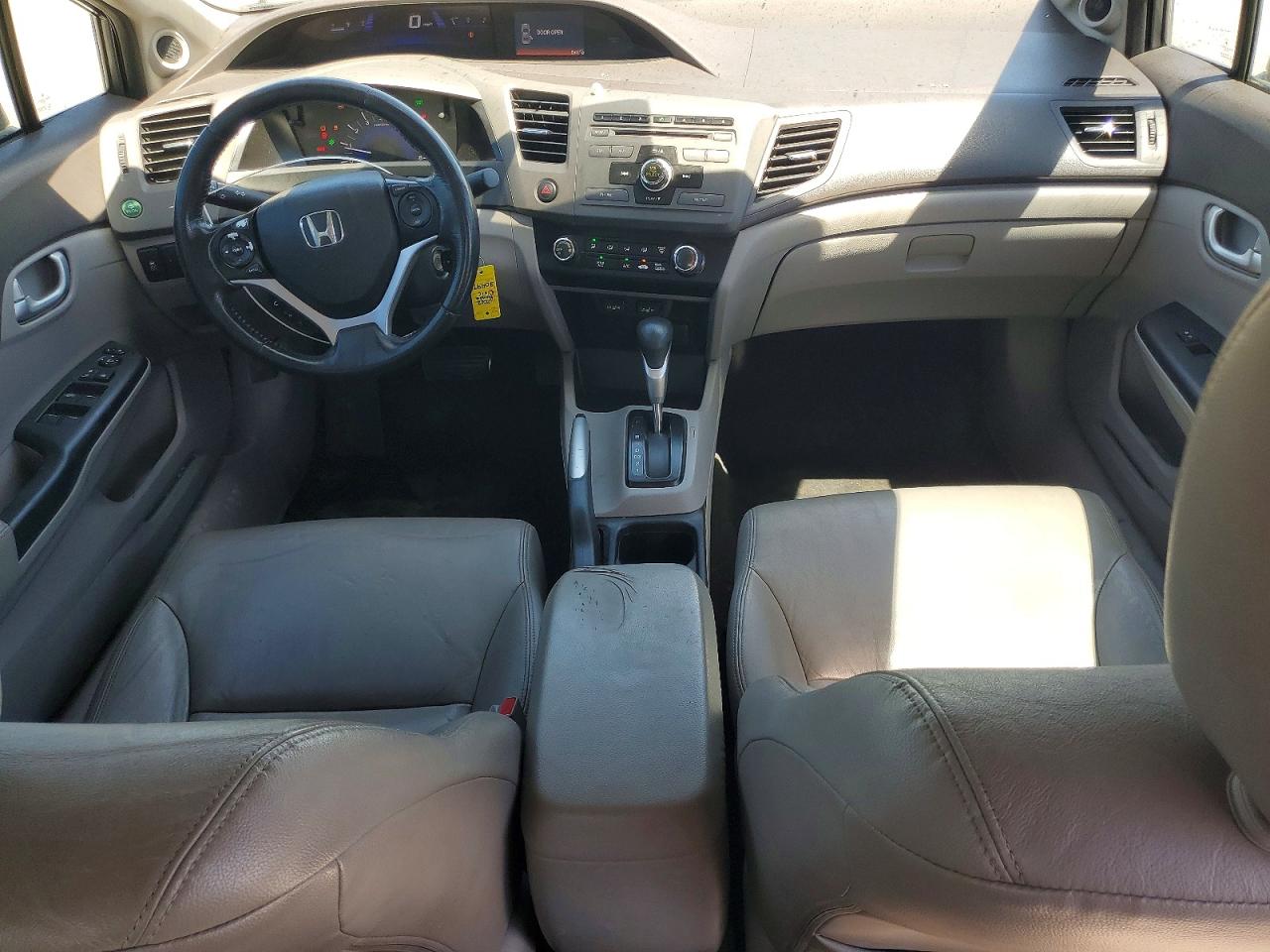 2012 Honda Civic Exl Gray vin: 19XFB2F98CE304971