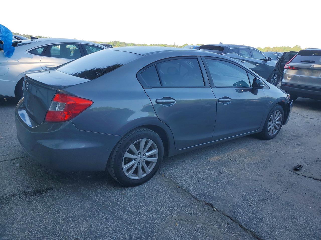 2012 Honda Civic Exl Charcoal vin: 19XFB2F98CE331992