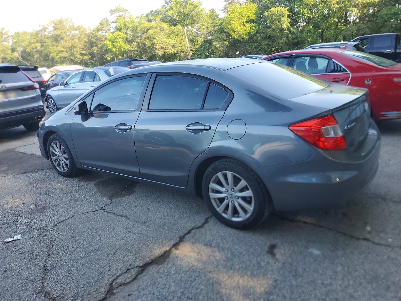 2012 Honda Civic Exl Charcoal vin: 19XFB2F98CE331992