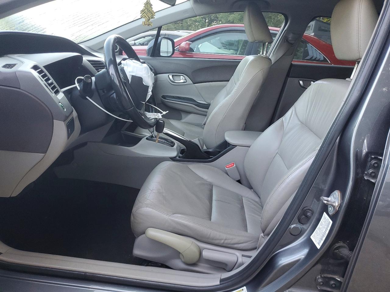 2012 Honda Civic Exl Charcoal vin: 19XFB2F98CE331992