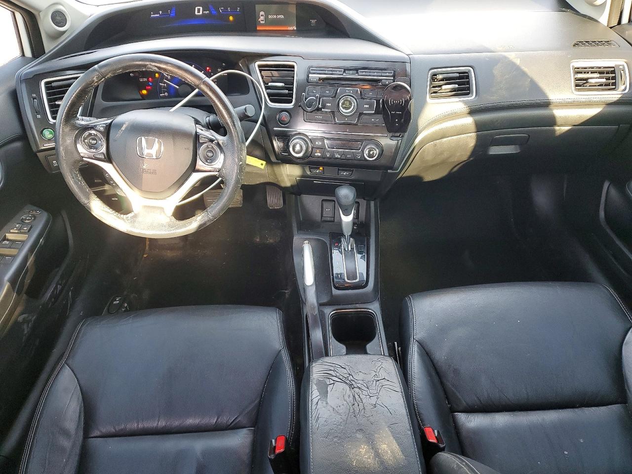 2013 Honda Civic Exl Белый vin: 19XFB2F98DE002680