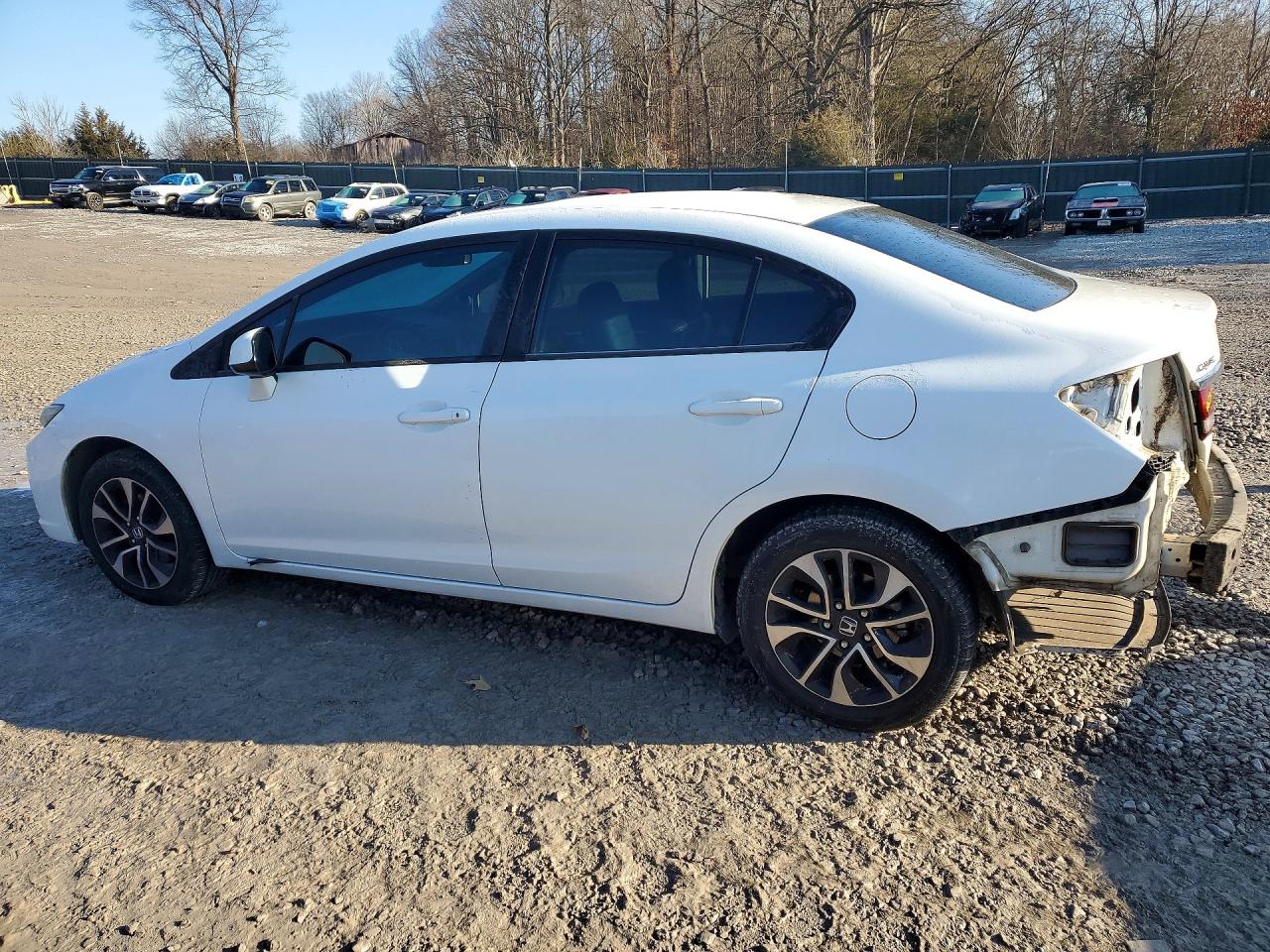 2013 Honda Civic Exl Белый vin: 19XFB2F98DE002680