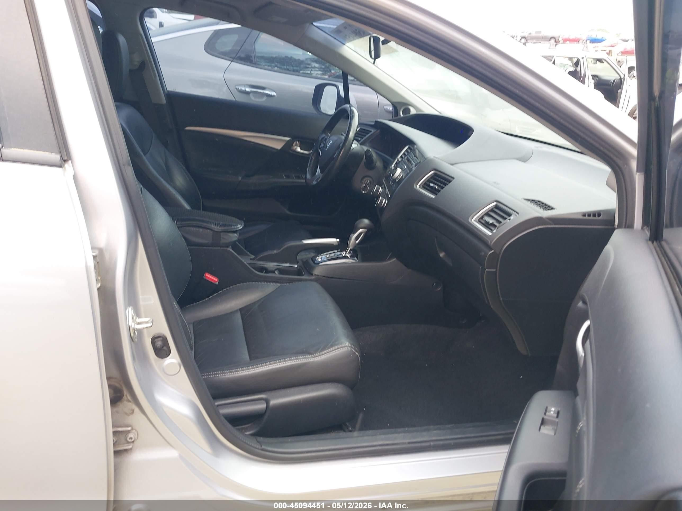 2013 Honda Civic Ex-l Silver vin: 19XFB2F98DE021147
