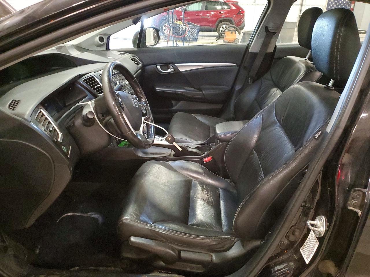 2013 Honda Civic Exl Black vin: 19XFB2F98DE022895