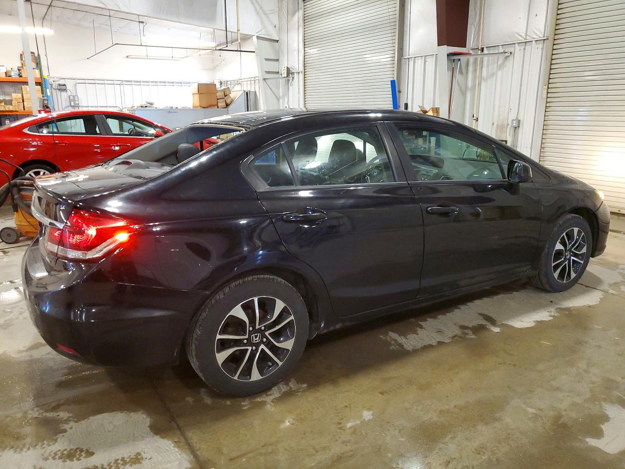 2013 Honda Civic Exl Black vin: 19XFB2F98DE022895