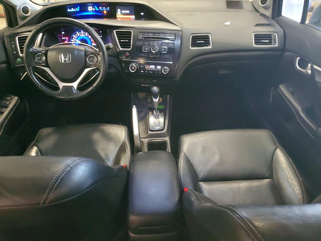 2013 Honda Civic Exl Black vin: 19XFB2F98DE022895