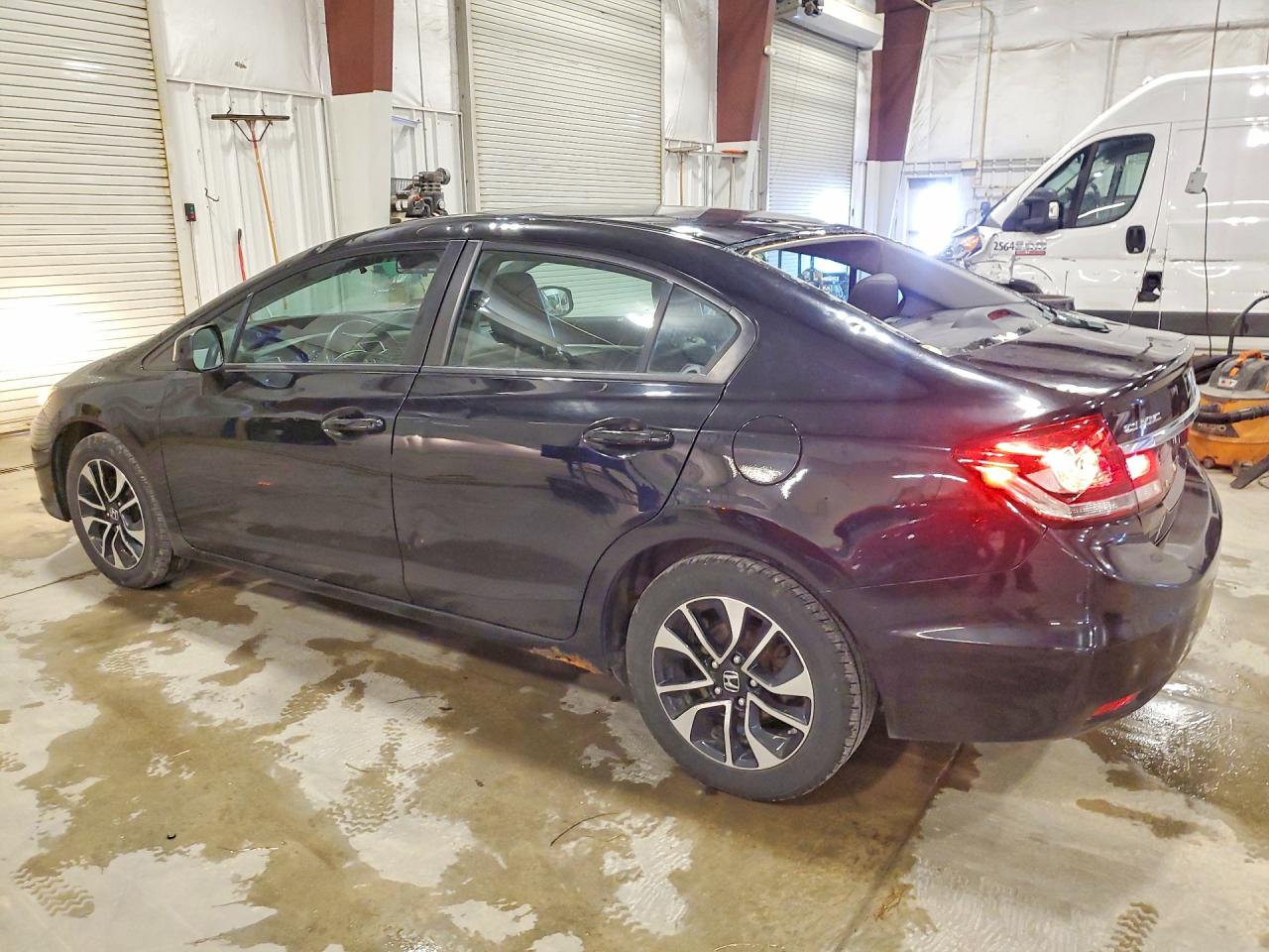 2013 Honda Civic Exl Black vin: 19XFB2F98DE022895