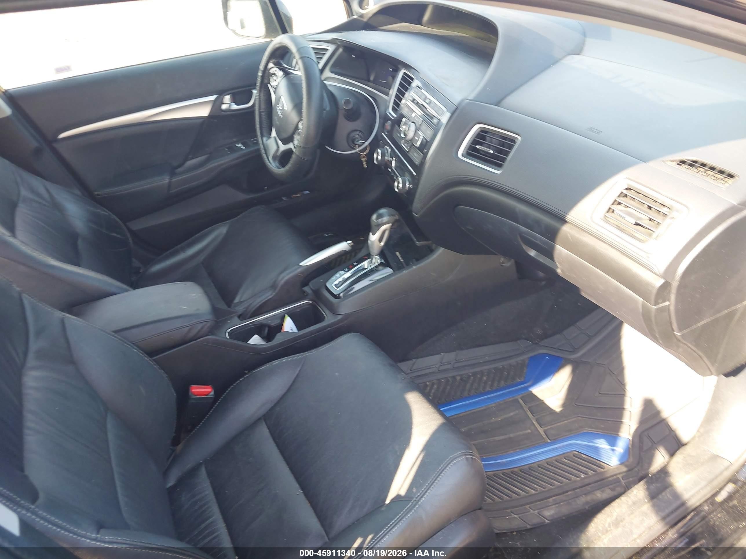 2013 Honda Civic Ex-l Black vin: 19XFB2F98DE228931