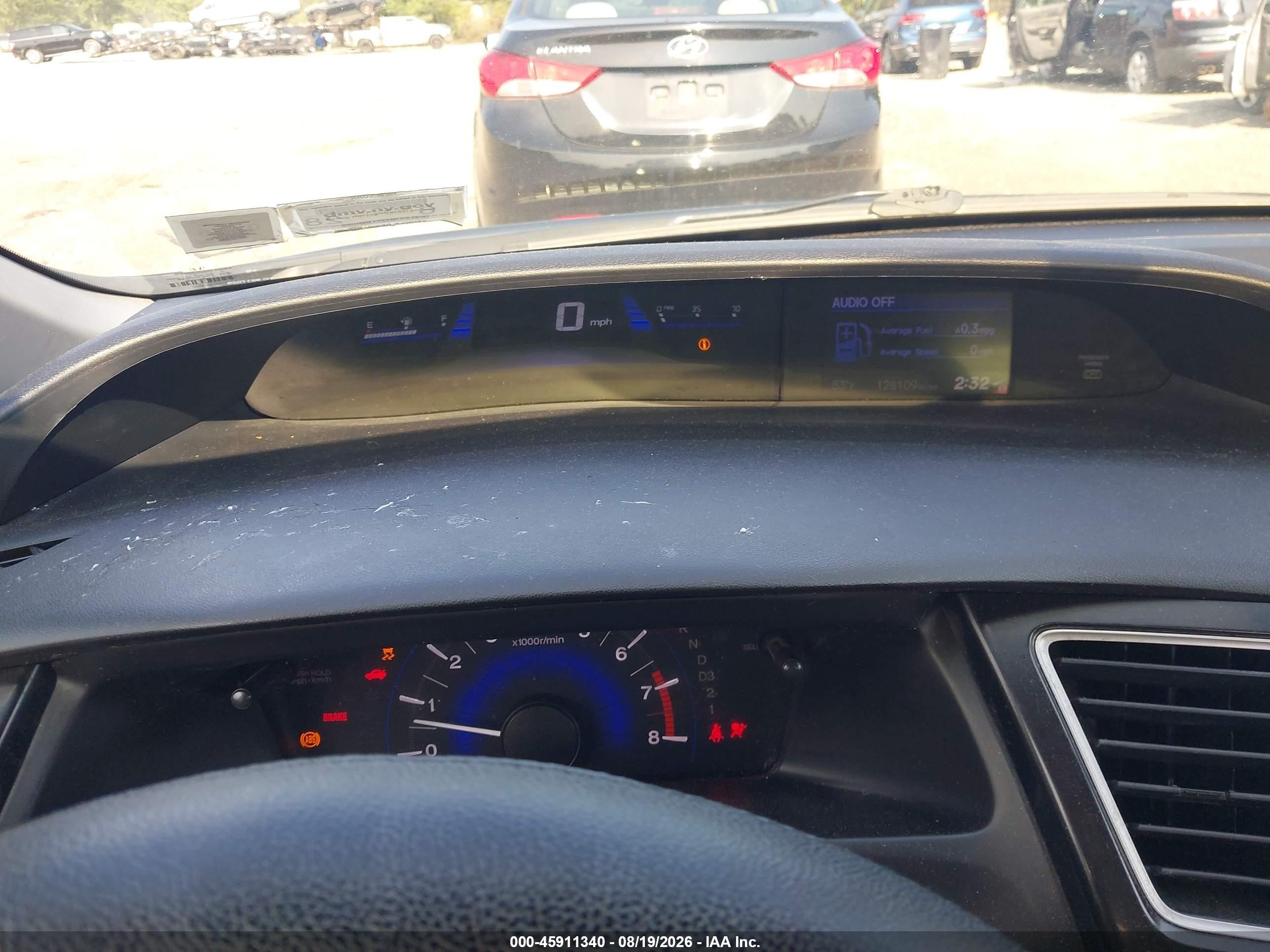 2013 Honda Civic Ex-l Black vin: 19XFB2F98DE228931