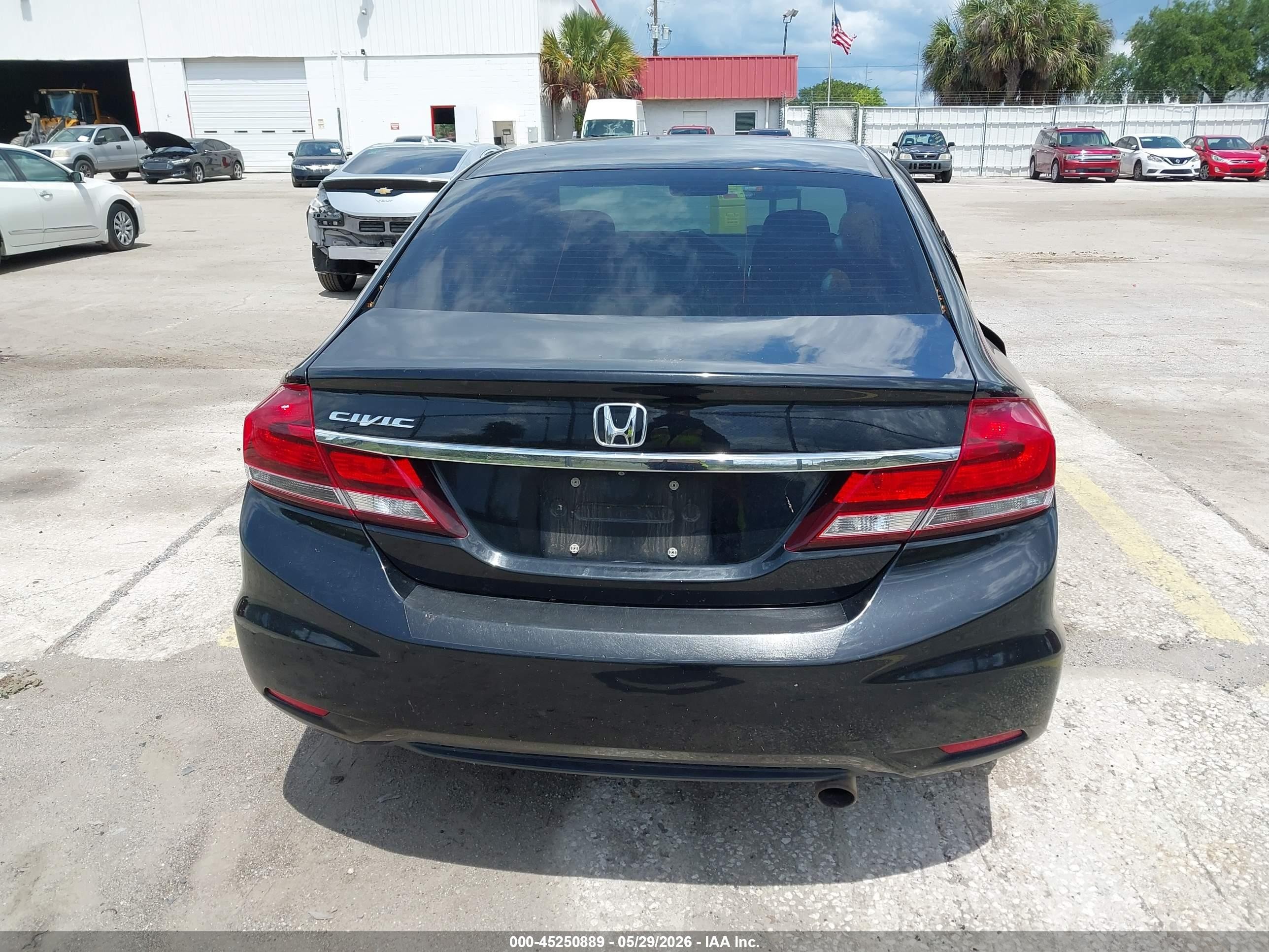 2013 Honda Civic Ex-l Black vin: 19XFB2F98DE248791