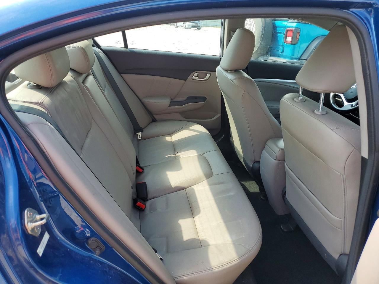 2013 Honda Civic Exl Blue vin: 19XFB2F98DE282276