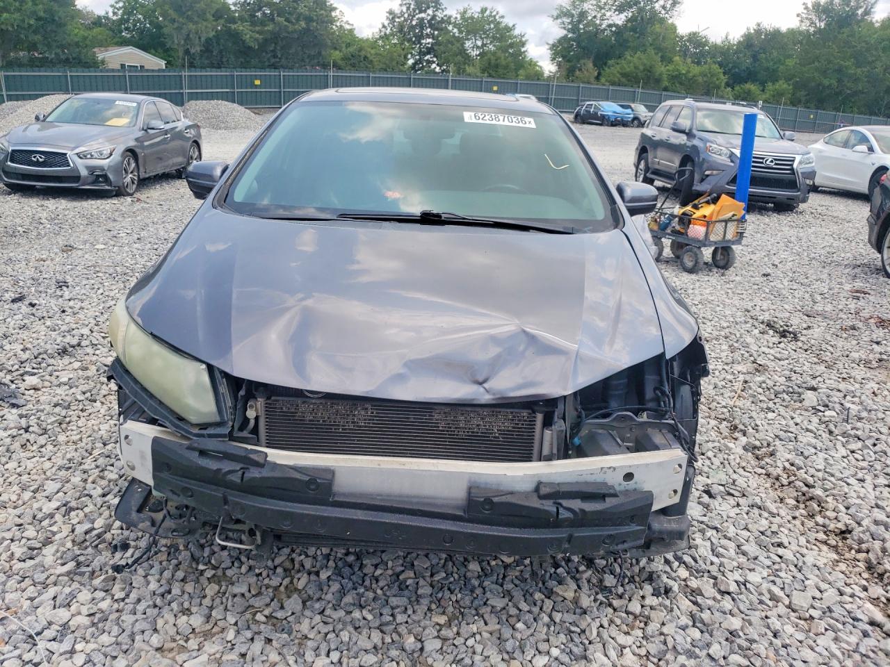 2014 Honda Civic Exl Gray vin: 19XFB2F98EE002180