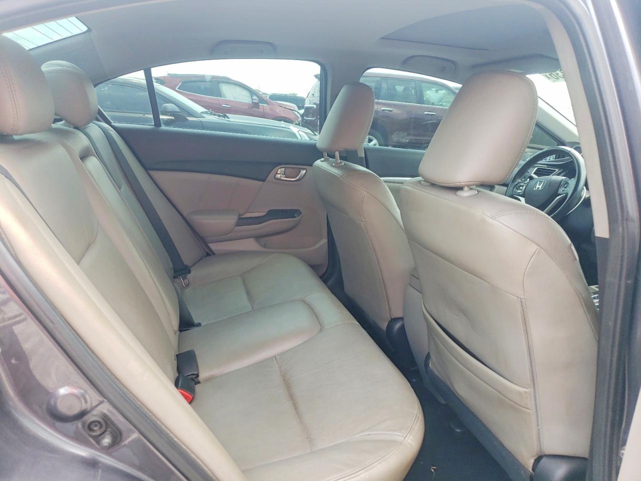 2014 Honda Civic Exl Gray vin: 19XFB2F98EE002180
