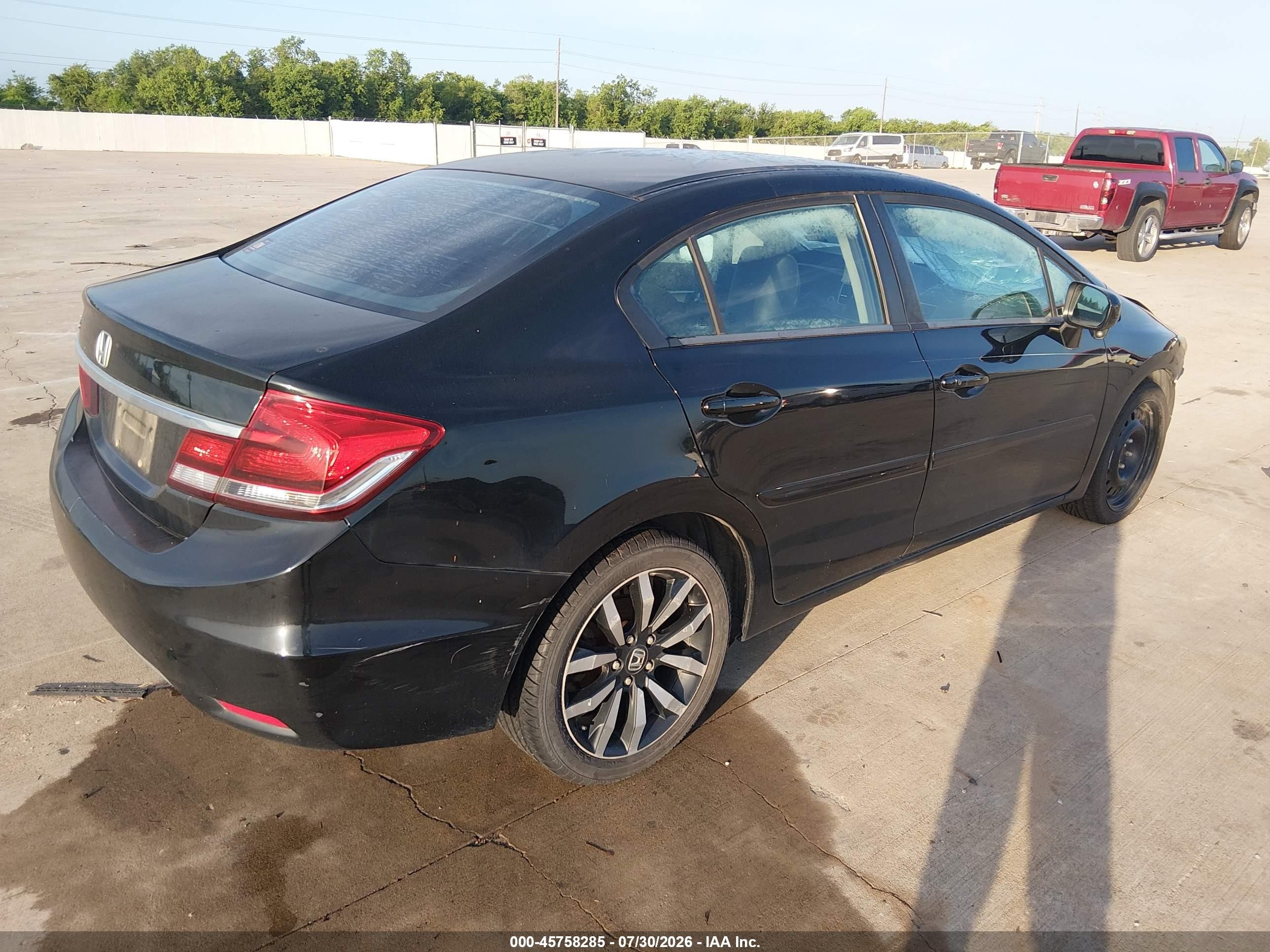 2014 Honda Civic Ex-l Black vin: 19XFB2F98EE018802