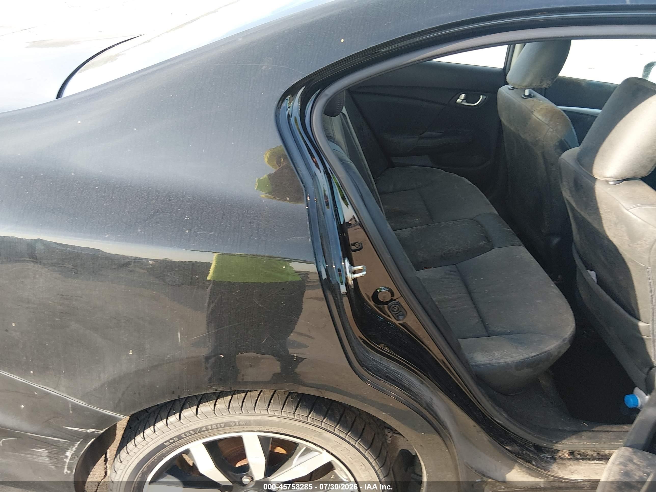 2014 Honda Civic Ex-l Black vin: 19XFB2F98EE018802