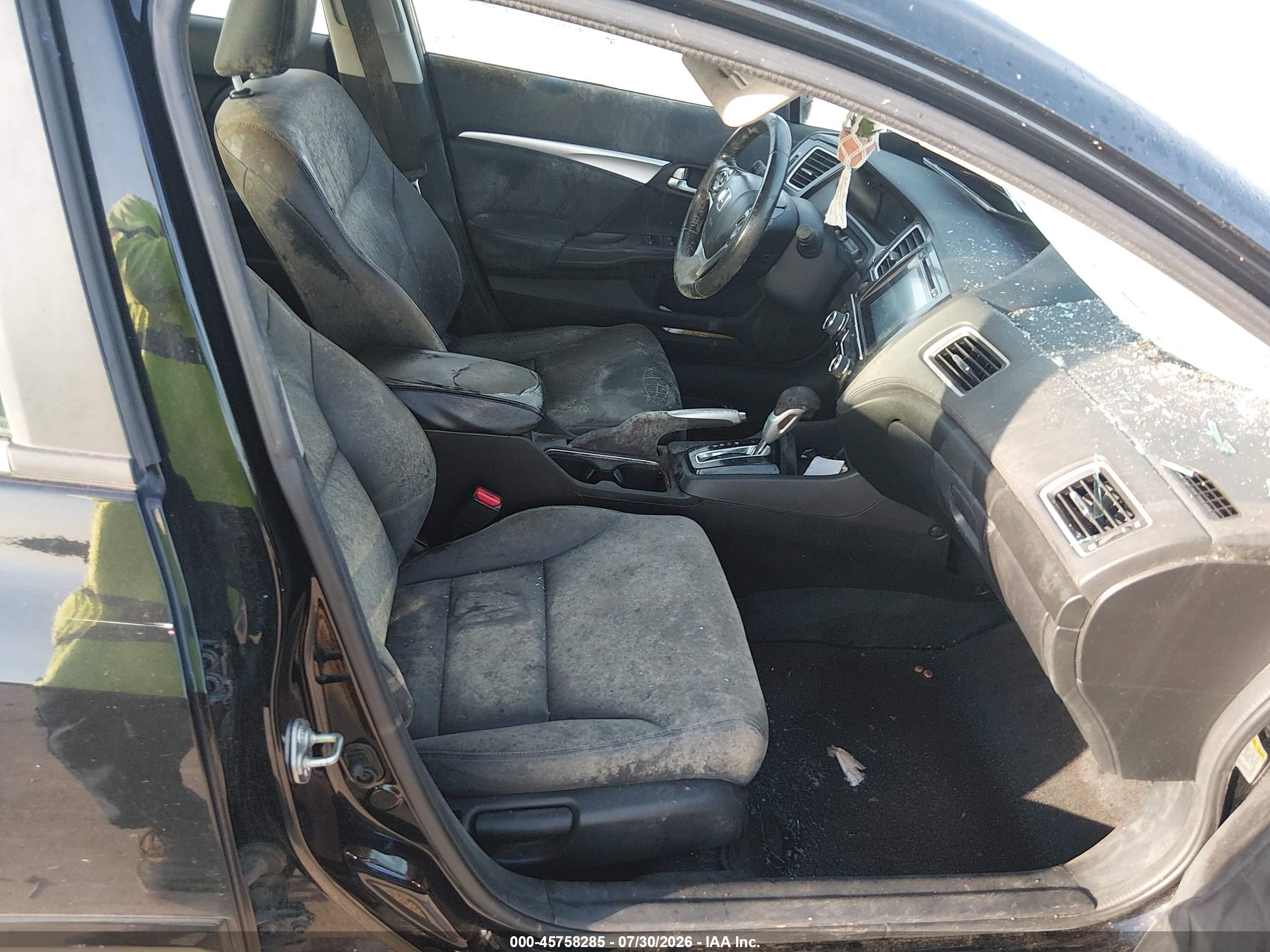 2014 Honda Civic Ex-l Black vin: 19XFB2F98EE018802