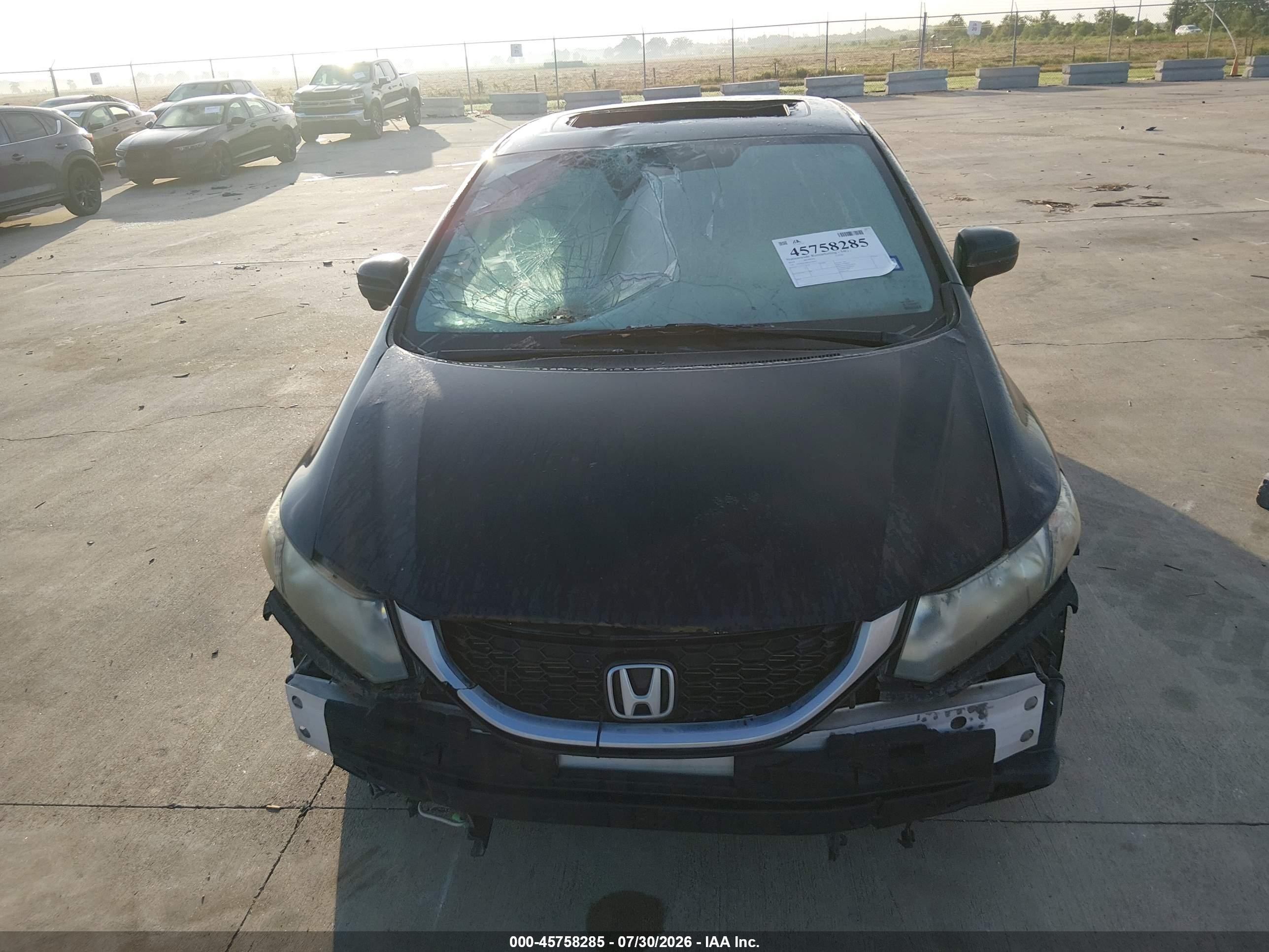 2014 Honda Civic Ex-l Black vin: 19XFB2F98EE018802
