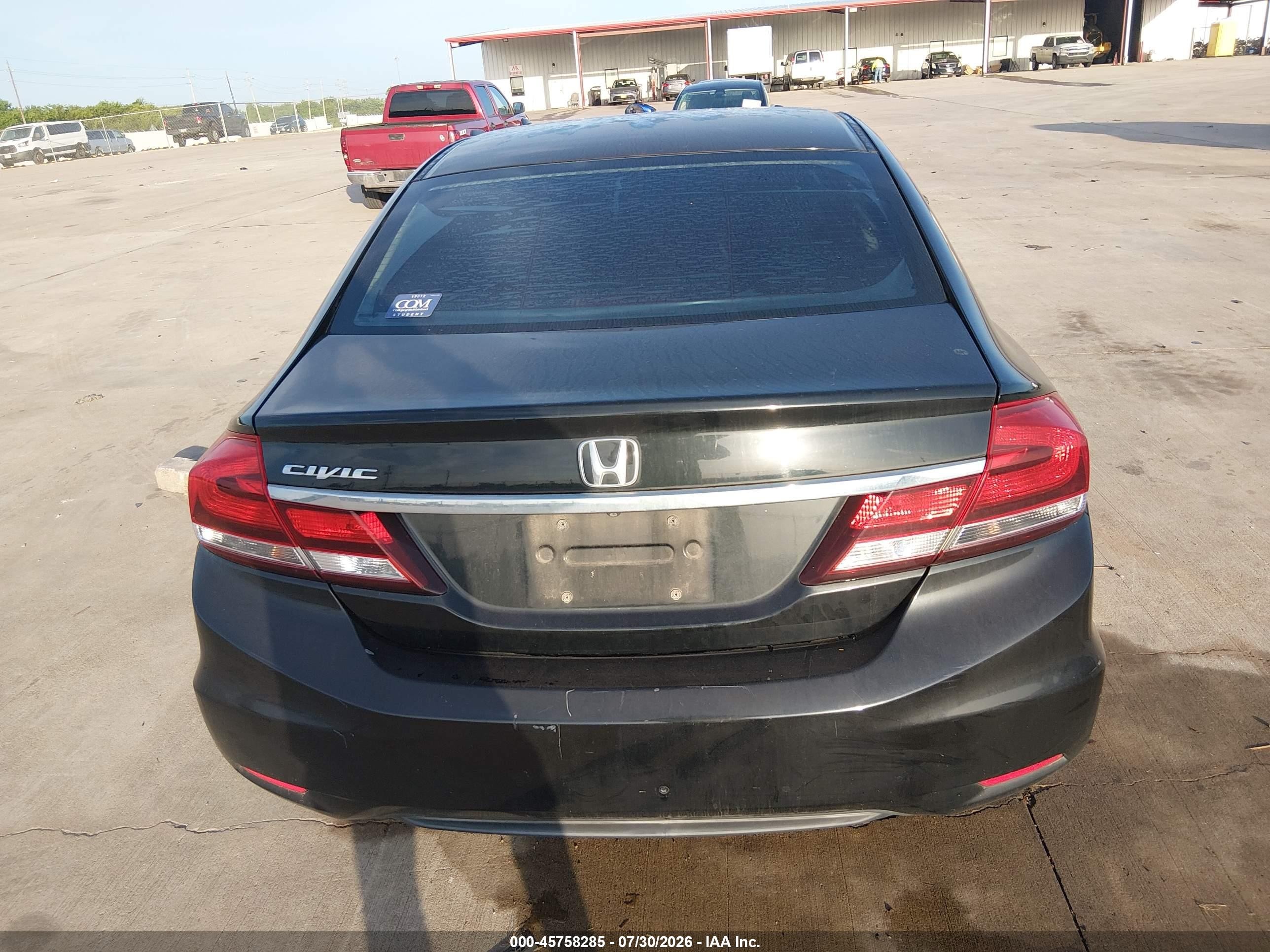 2014 Honda Civic Ex-l Black vin: 19XFB2F98EE018802