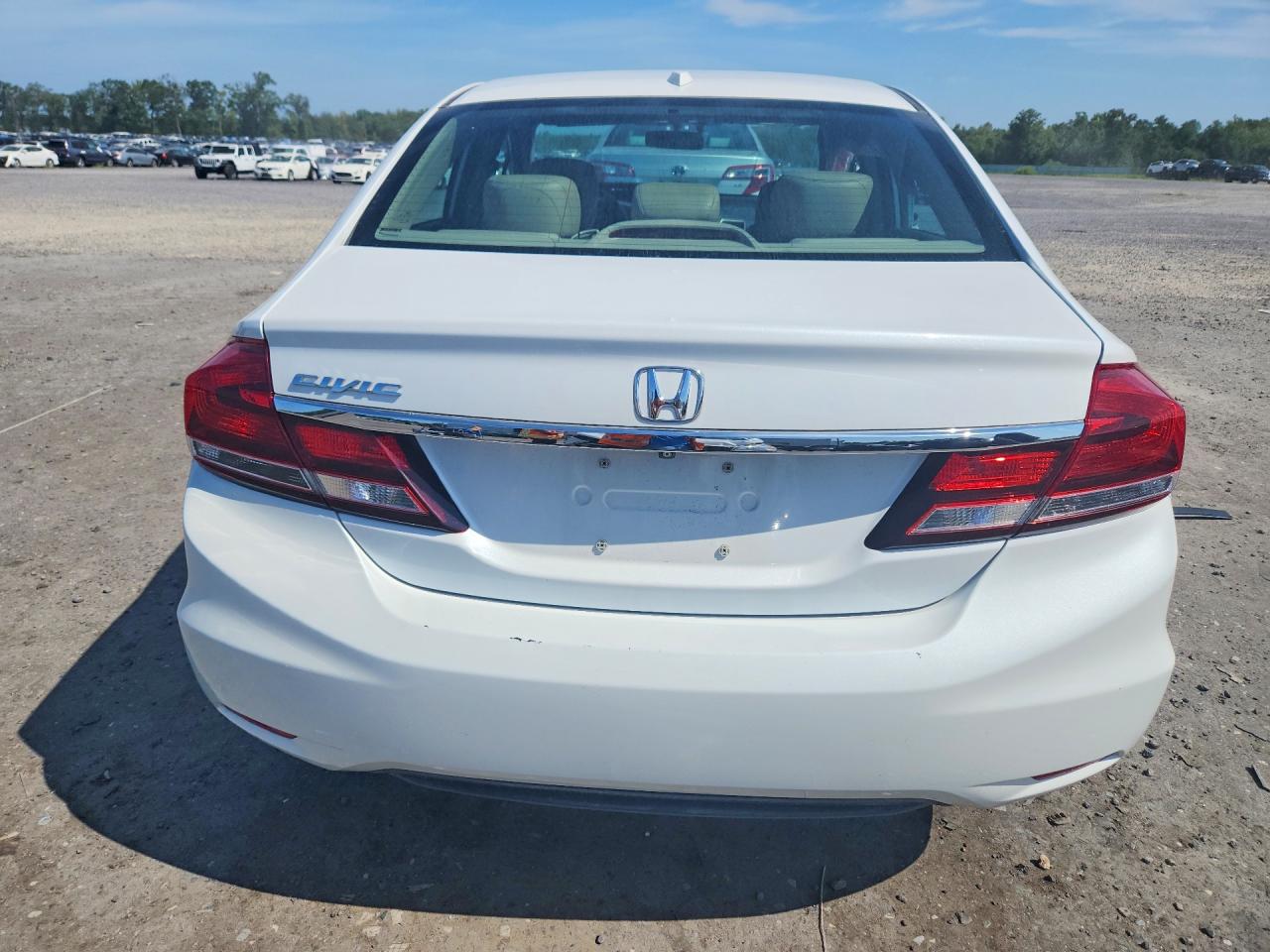 2014 Honda Civic Exl White vin: 19XFB2F98EE266323