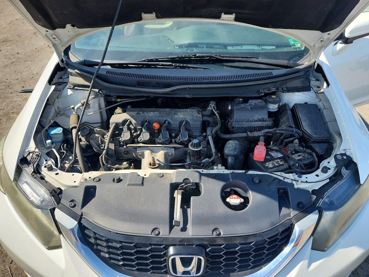 2014 Honda Civic Exl White vin: 19XFB2F98EE266323