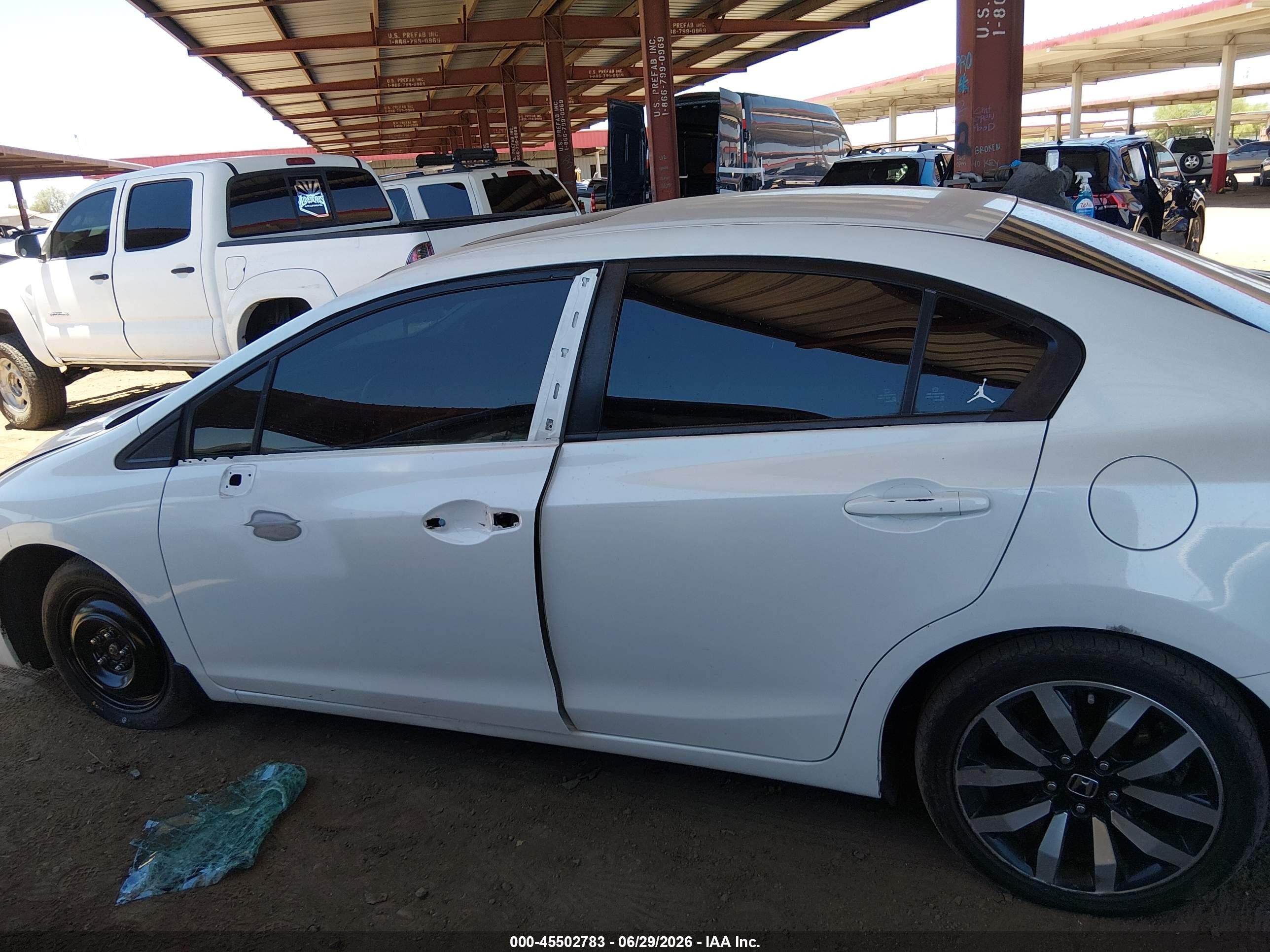 2015 Honda Civic Ex-l White vin: 19XFB2F98FE052871