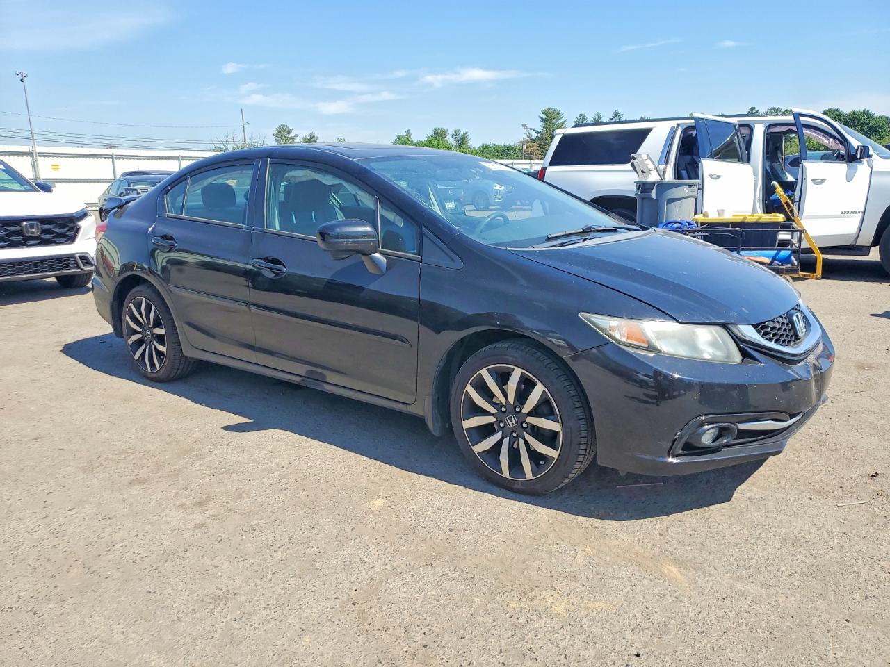 2015 Honda Civic Exl Black vin: 19XFB2F98FE212599