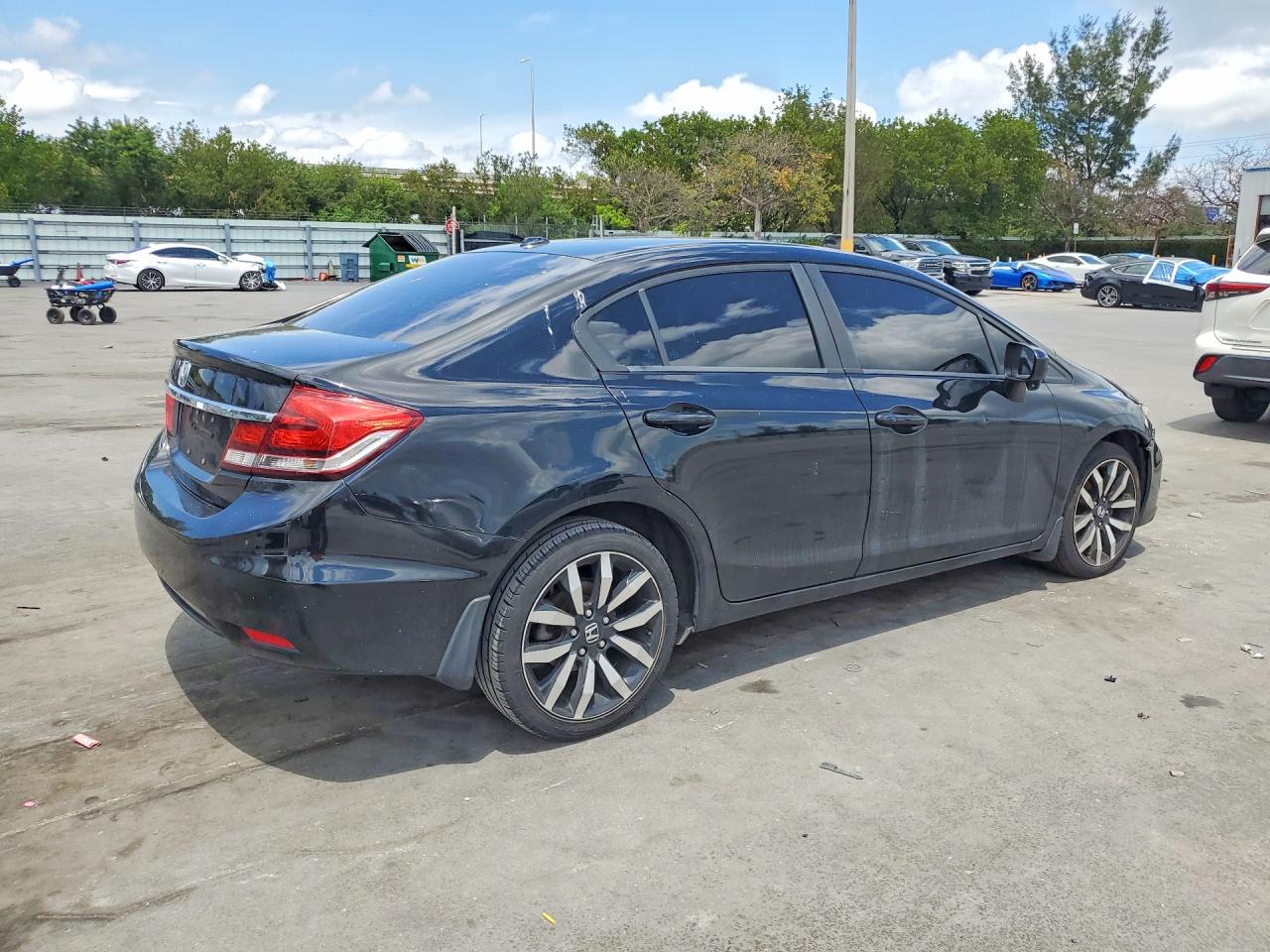 2015 Honda Civic Exl Black vin: 19XFB2F98FE240662