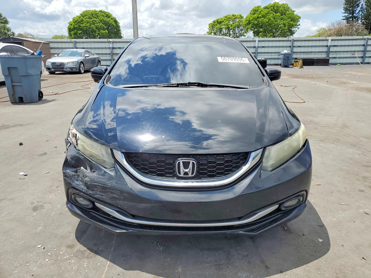 2015 Honda Civic Exl Black vin: 19XFB2F98FE240662
