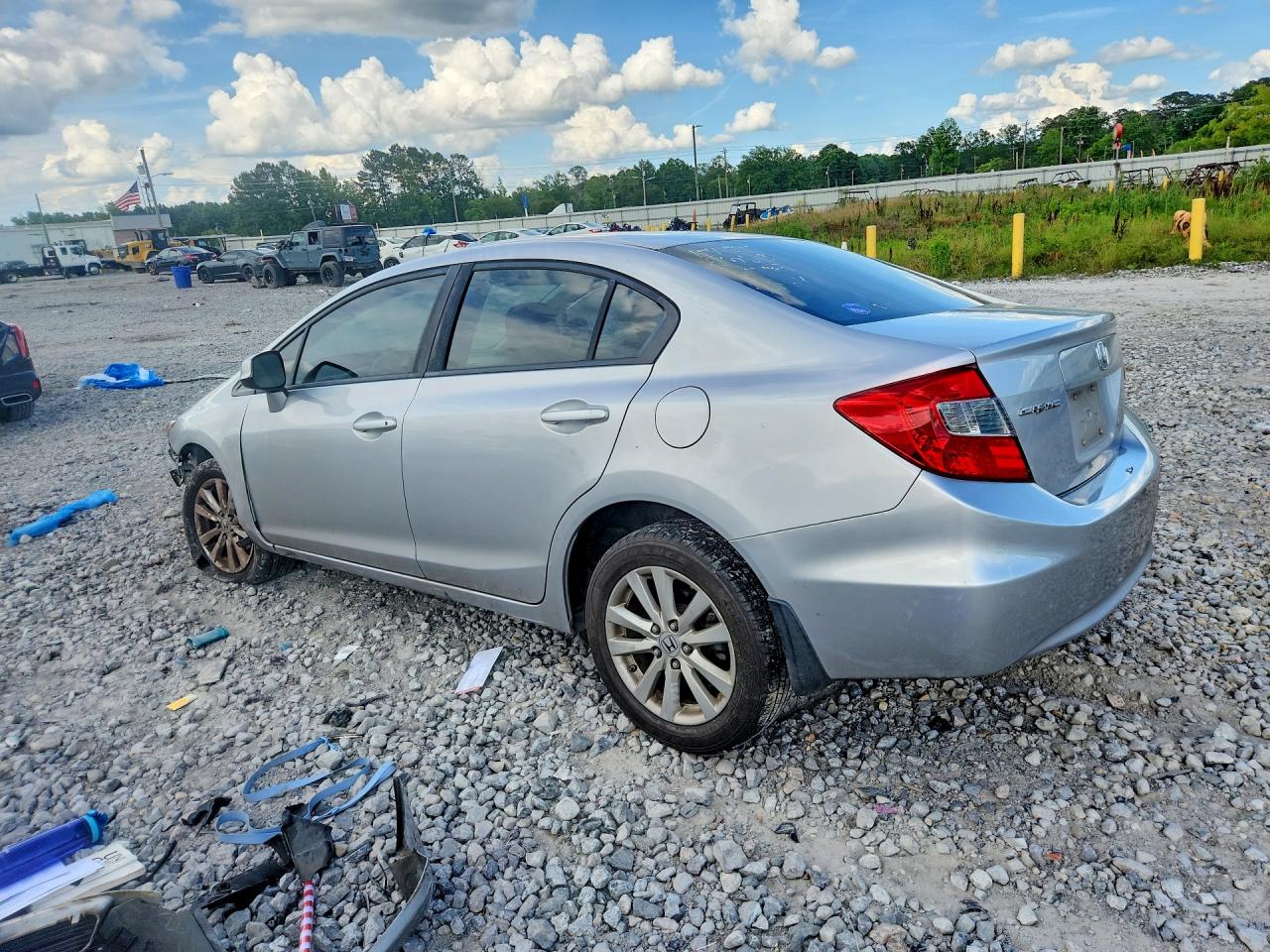 2012 Honda Civic Exl Silver vin: 19XFB2F99CE016540