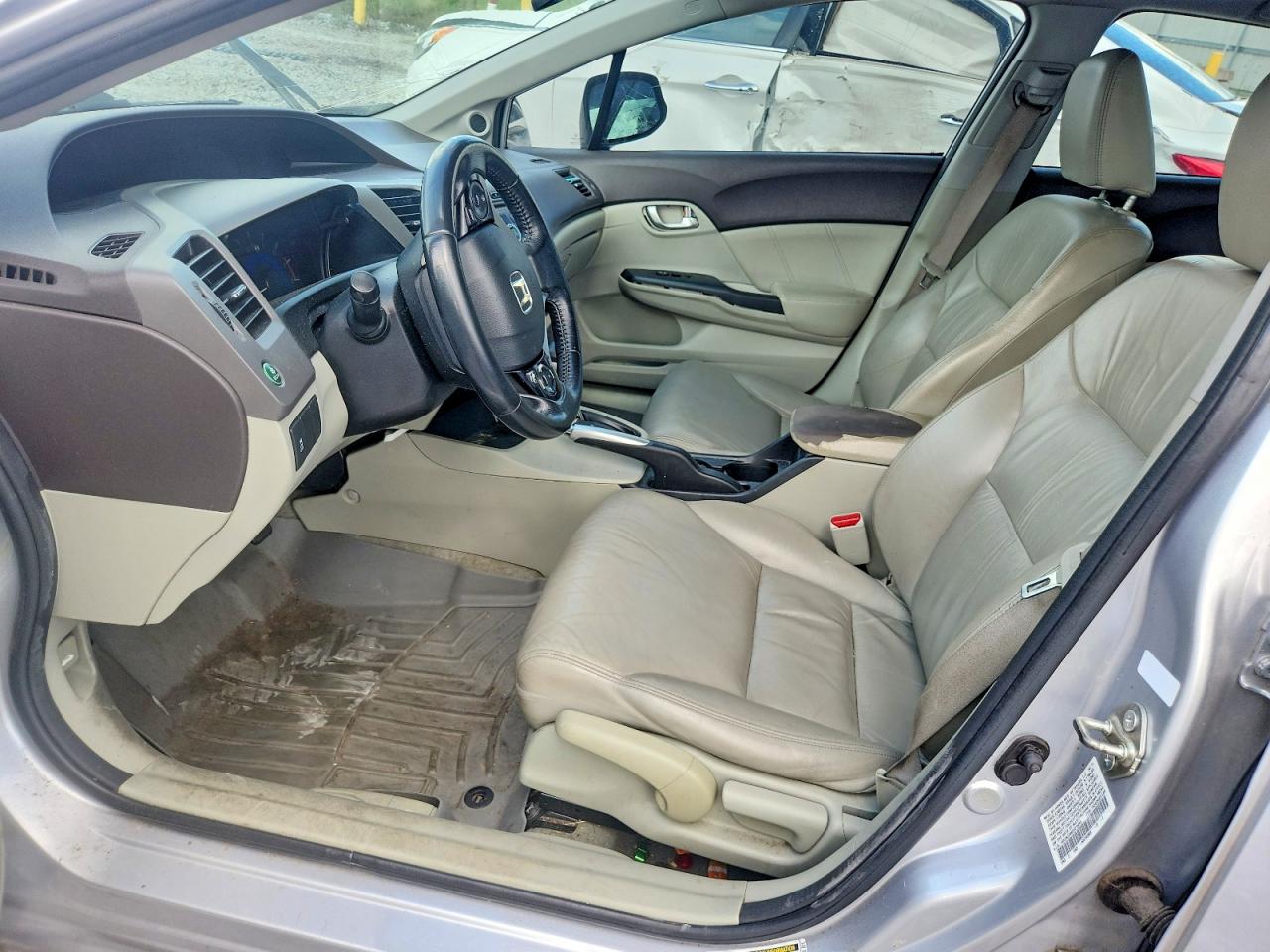 2012 Honda Civic Exl Silver vin: 19XFB2F99CE016540