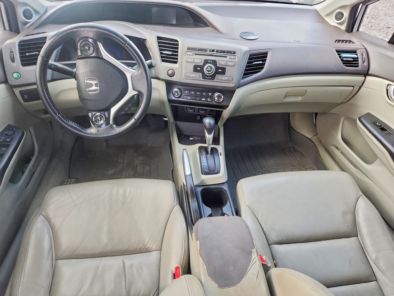 2012 Honda Civic Exl Silver vin: 19XFB2F99CE016540