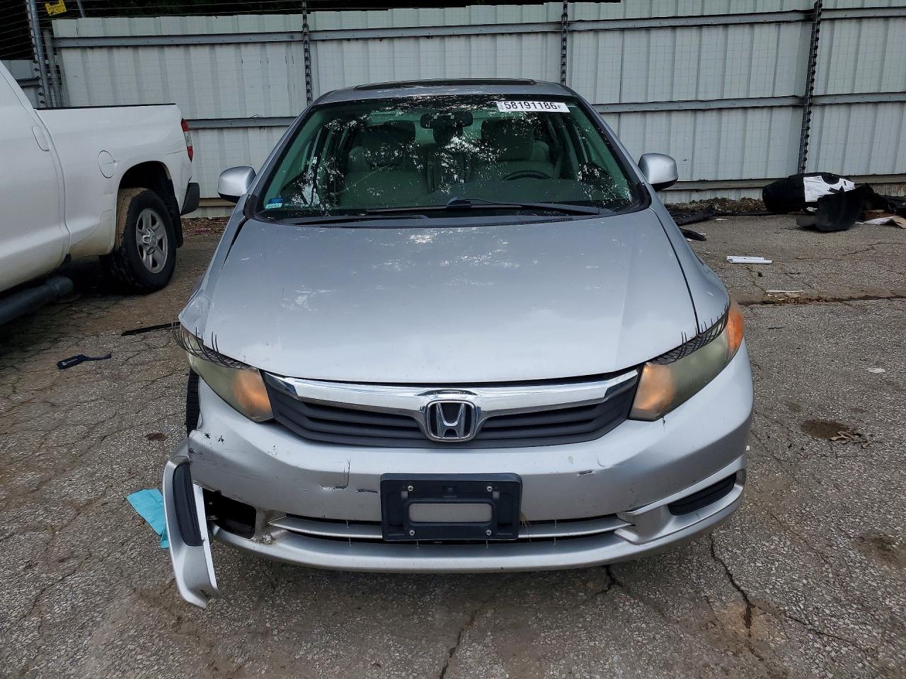 2012 Honda Civic Exl Silver vin: 19XFB2F99CE017865